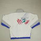 Vintage Adidas Blue And White Trackjacket