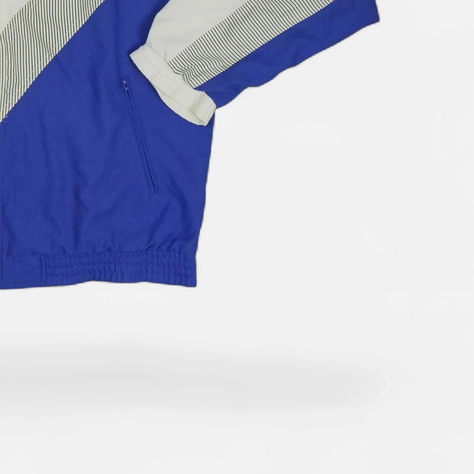 Vintage Adidas Blue And White Trackjacket