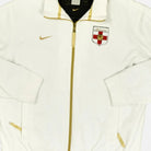 Vintage Nike White Ambrosiana (2007-2008) Trackjacket (L)