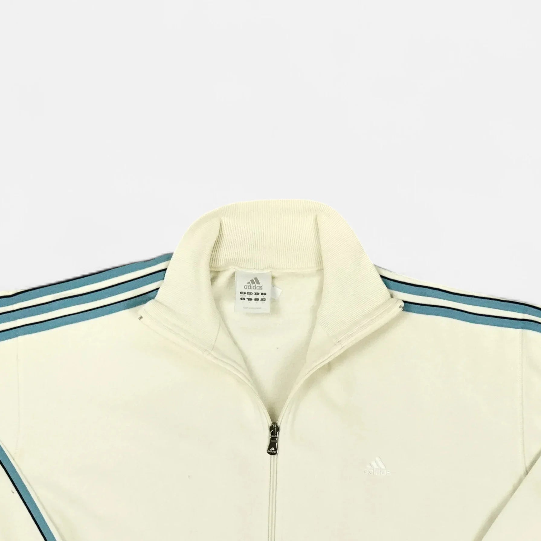 Vintage Adidas White Trackjacket (M)