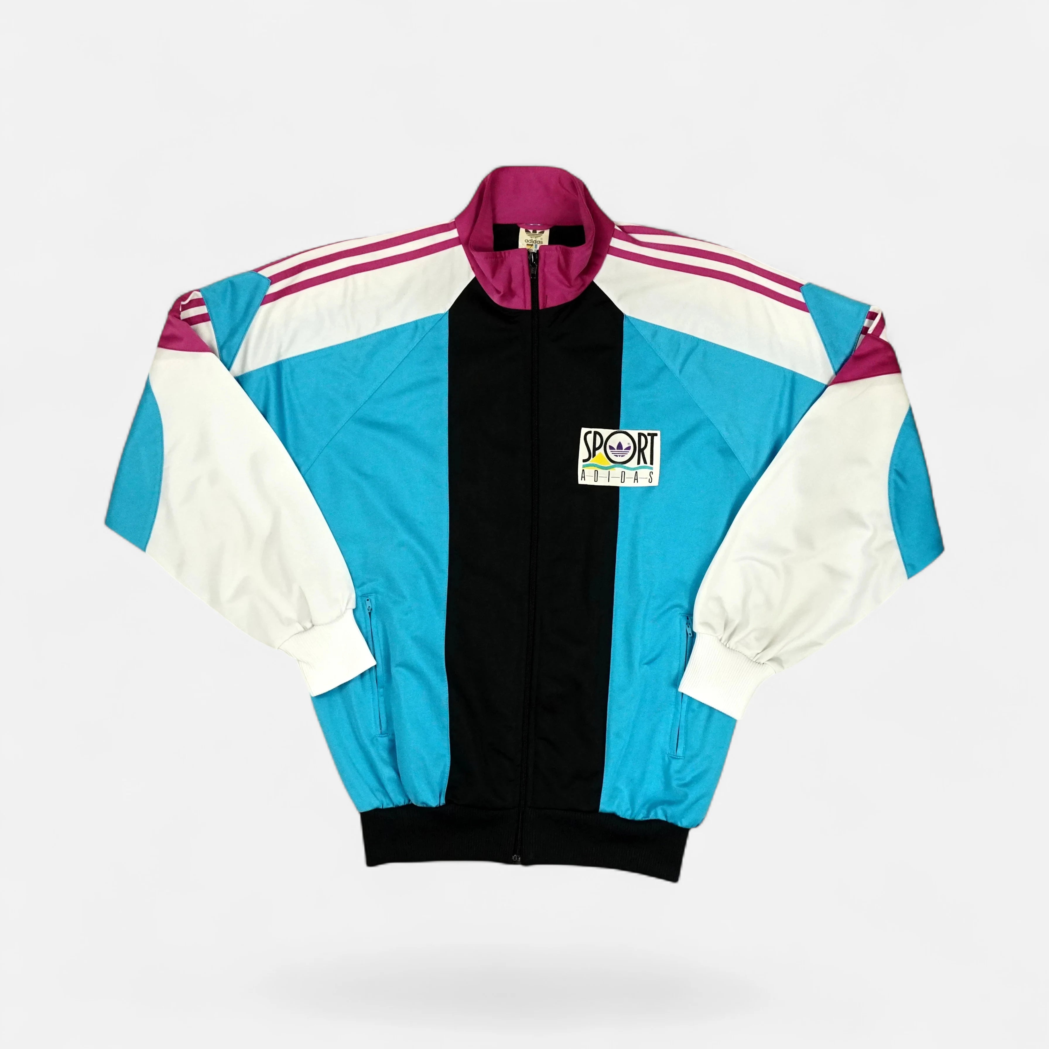 Vintage Adidas Sport Blue Trackjacket (S)