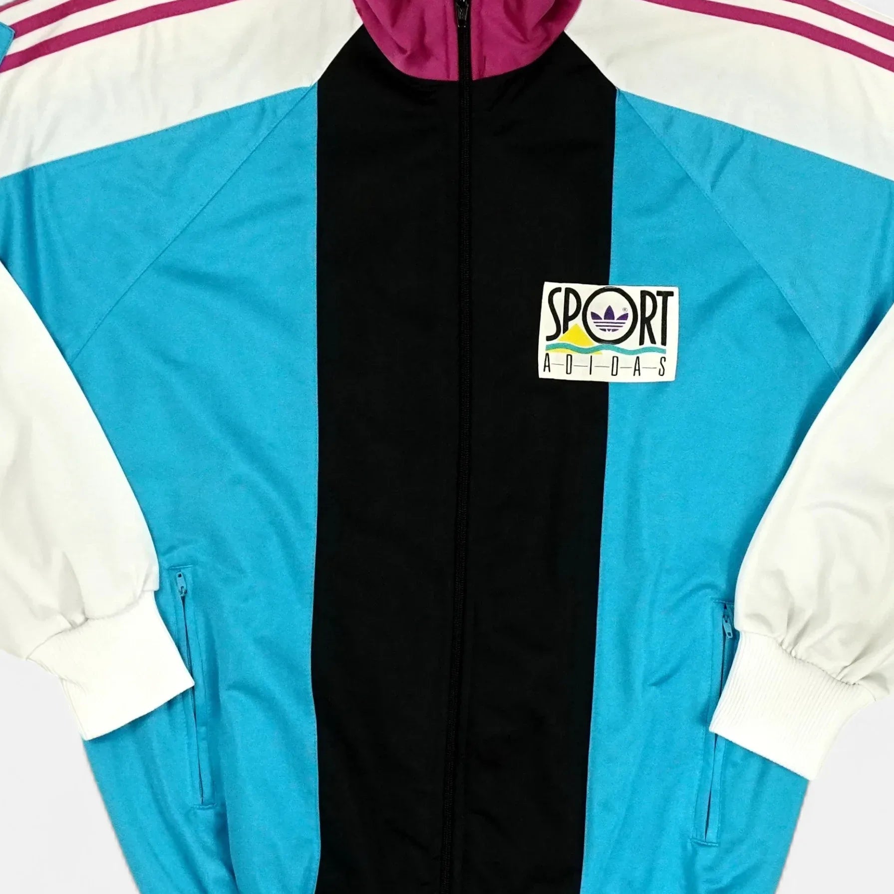 Vintage Adidas Sport Blue Trackjacket (S)