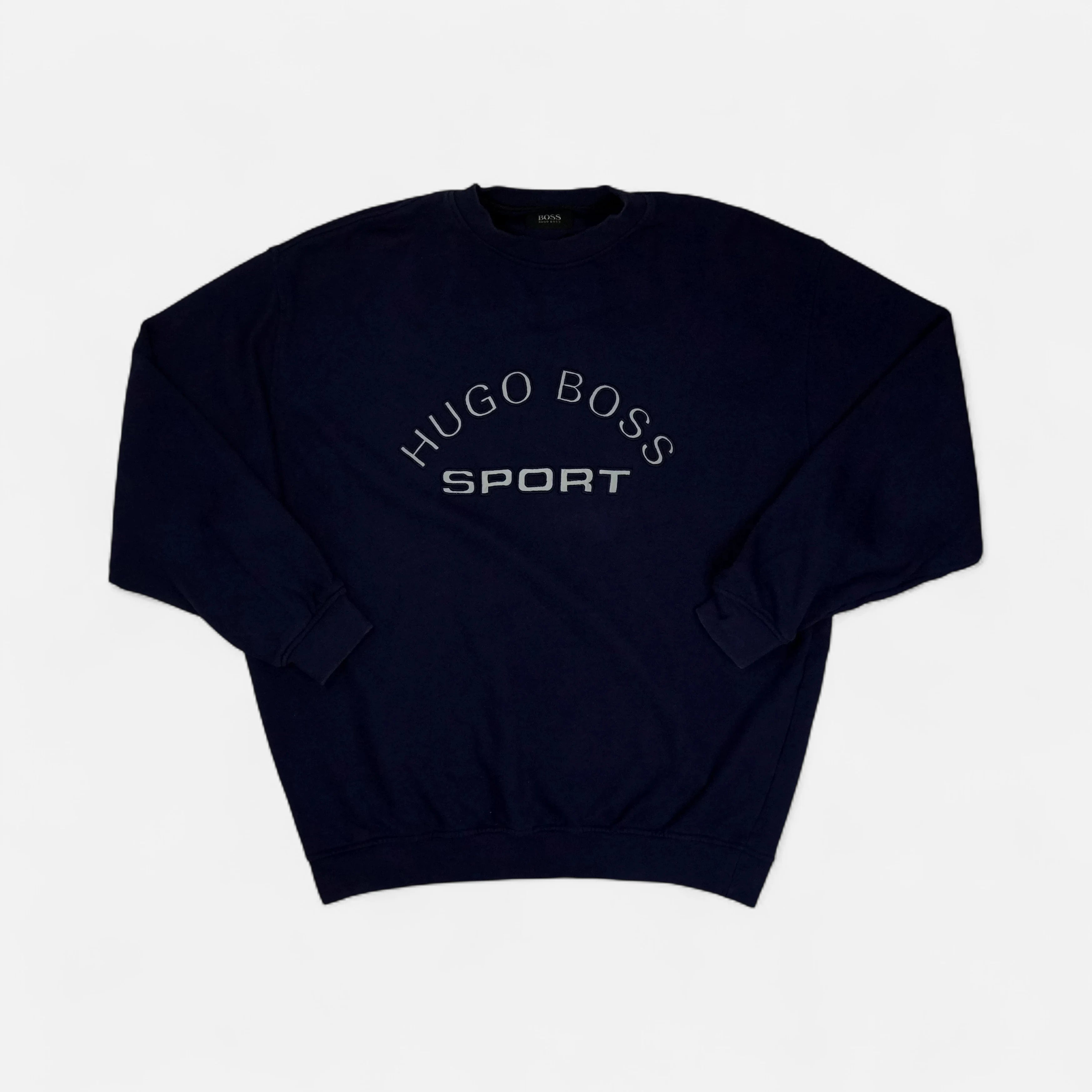 Vintage Hugo Boss Navy Sweatshirt (L)
