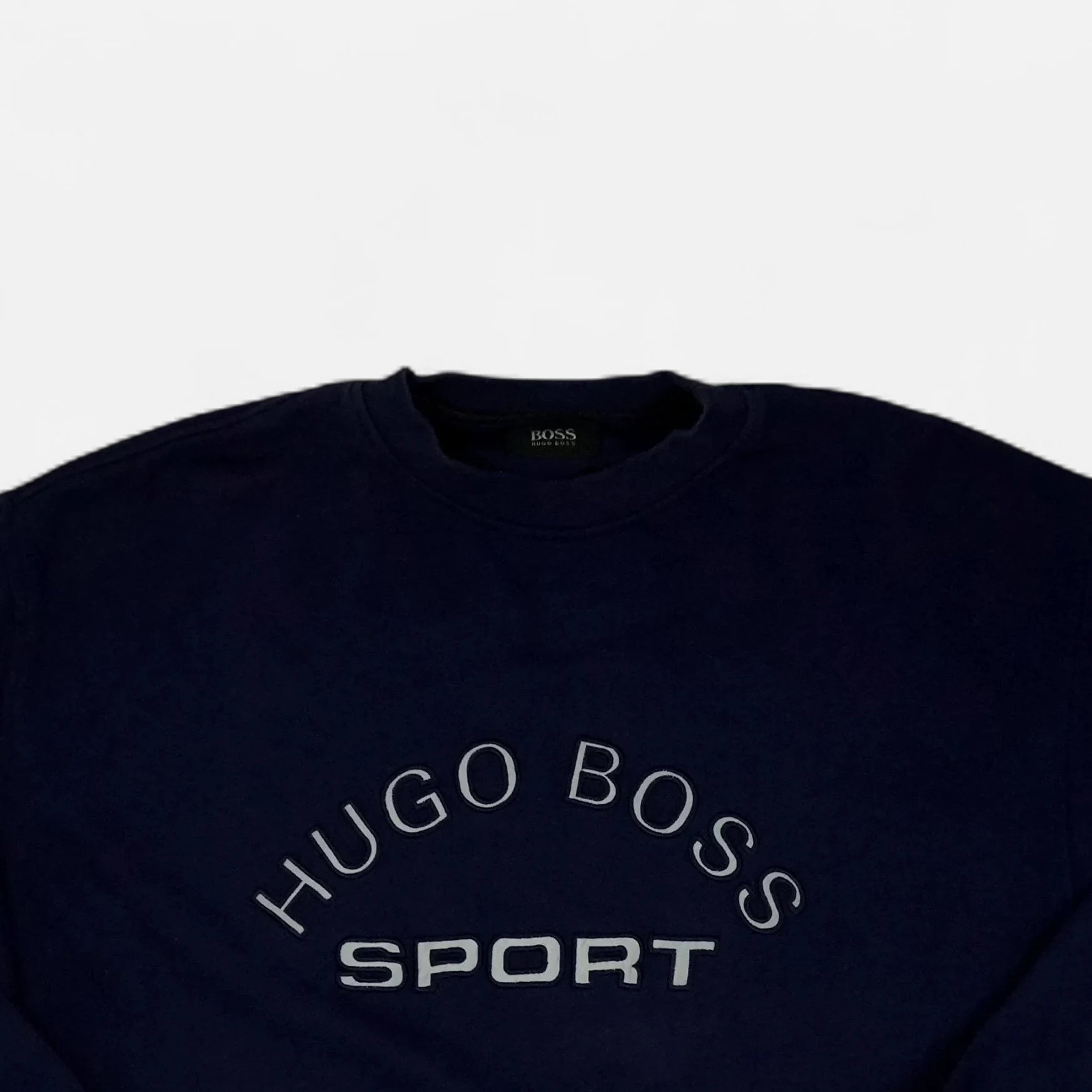 Vintage Hugo Boss Navy Sweatshirt (L)