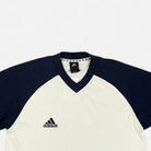 Vintage Adidas White Football Shirt (L)