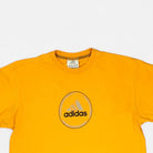 Vintage Adidas Yellow T-shirt (L)