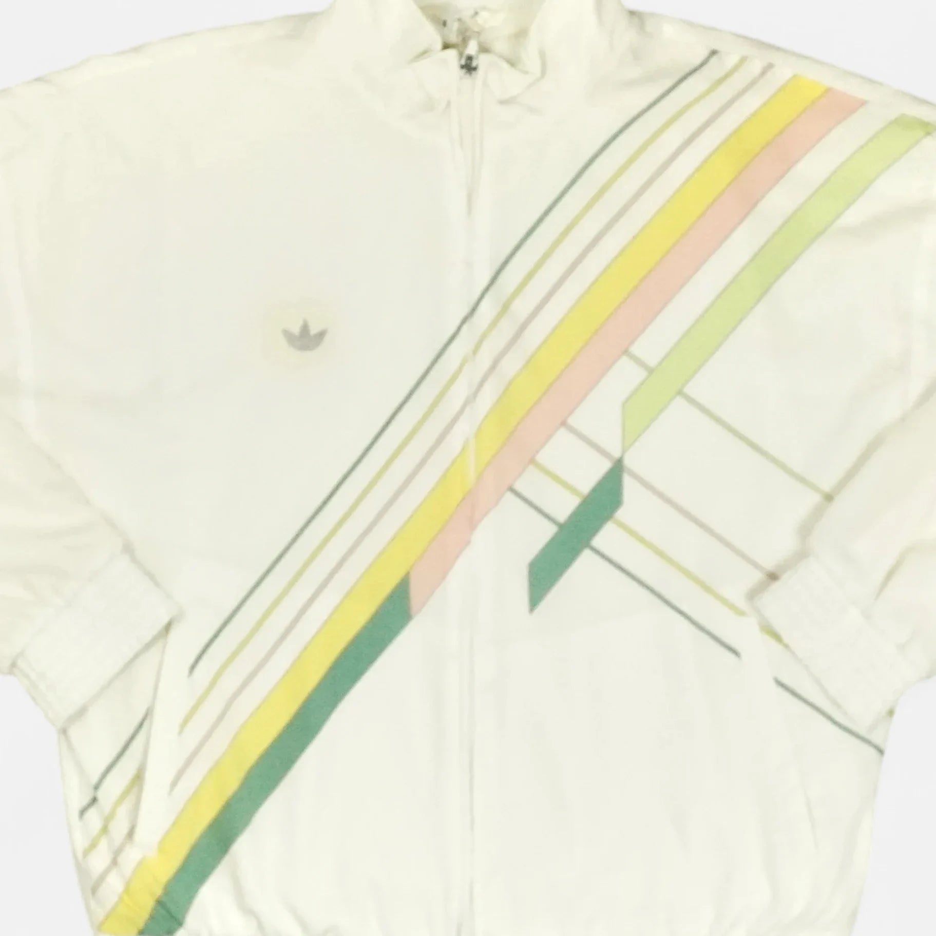 Vintage Adidas White Trackjacket Womens (S)