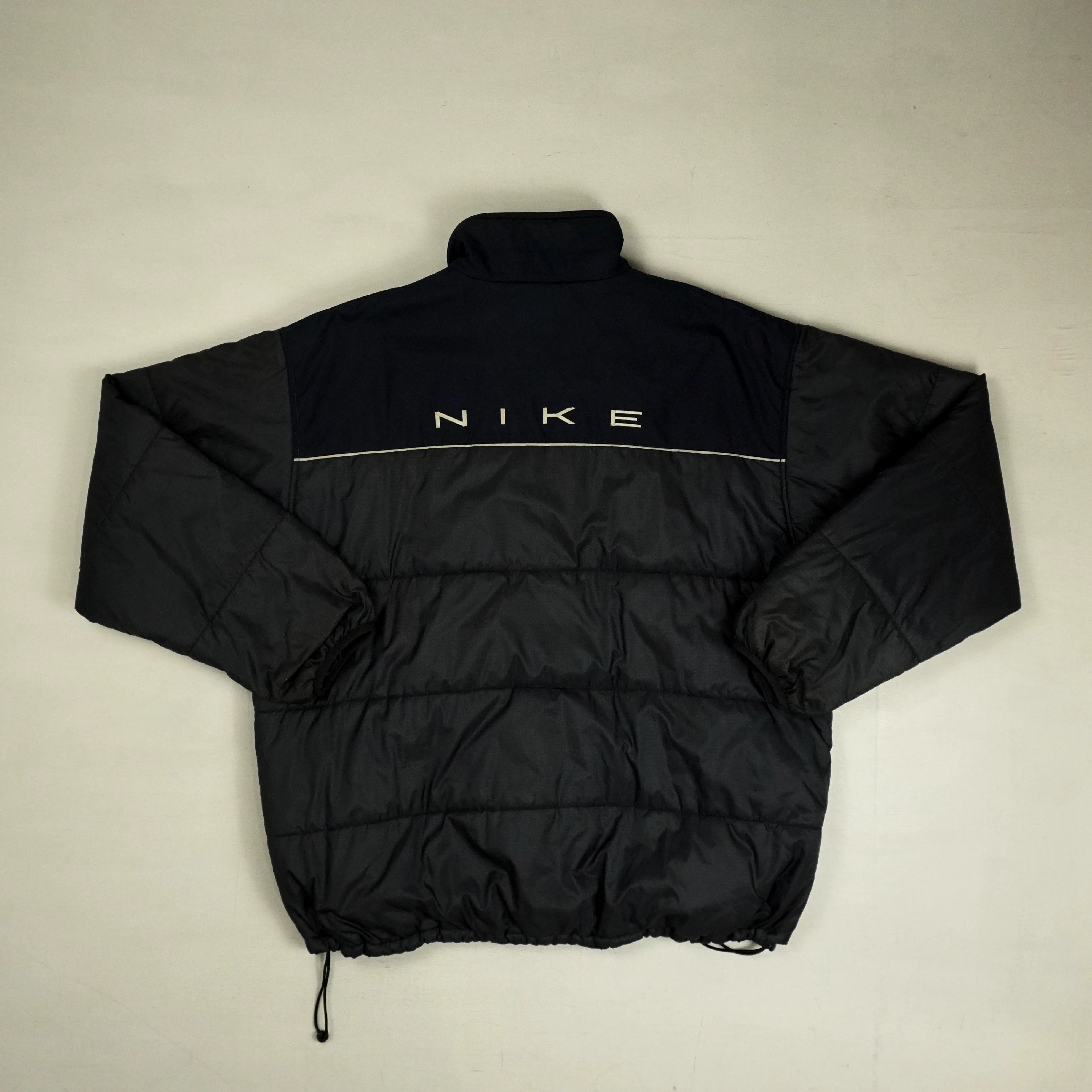 Vintage Nike Navy Puffer Coat (XL)