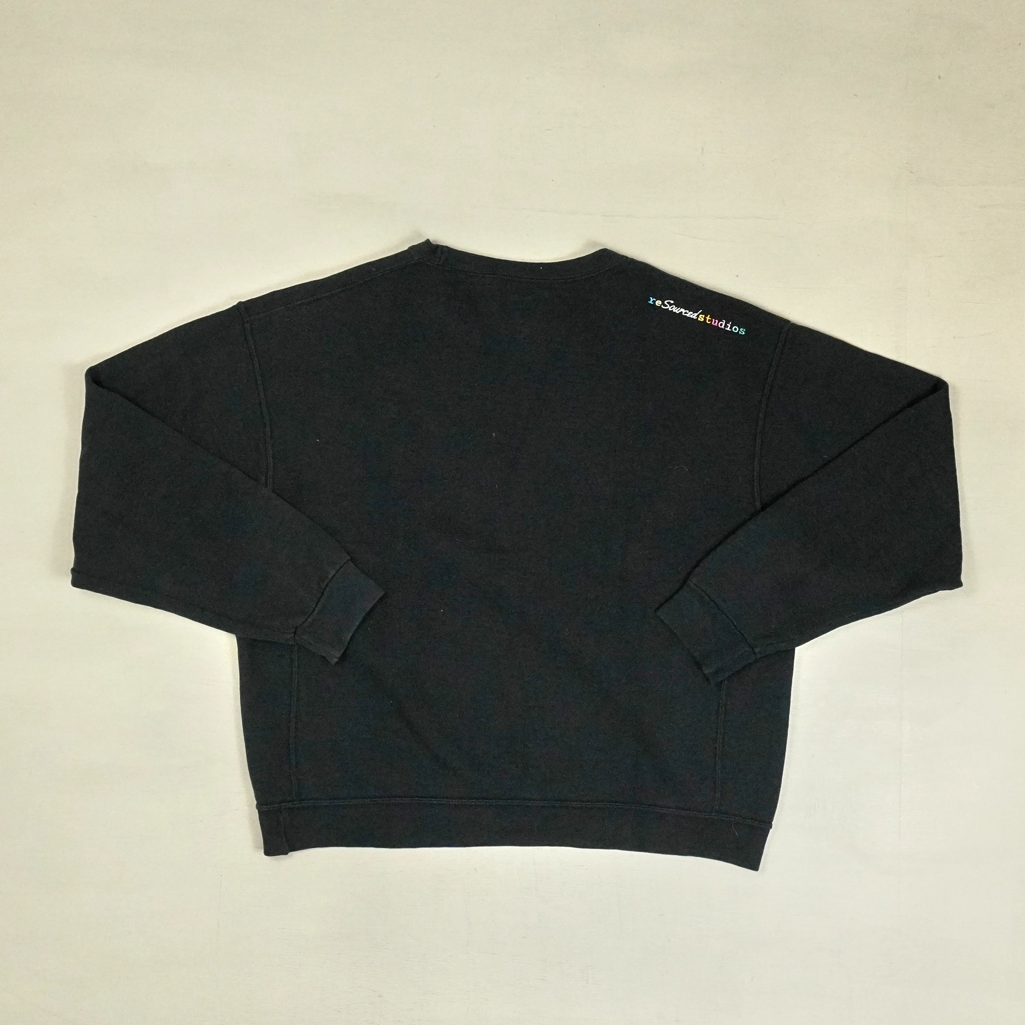 reSourced Studios Vintage Crewneck In Black ( L )