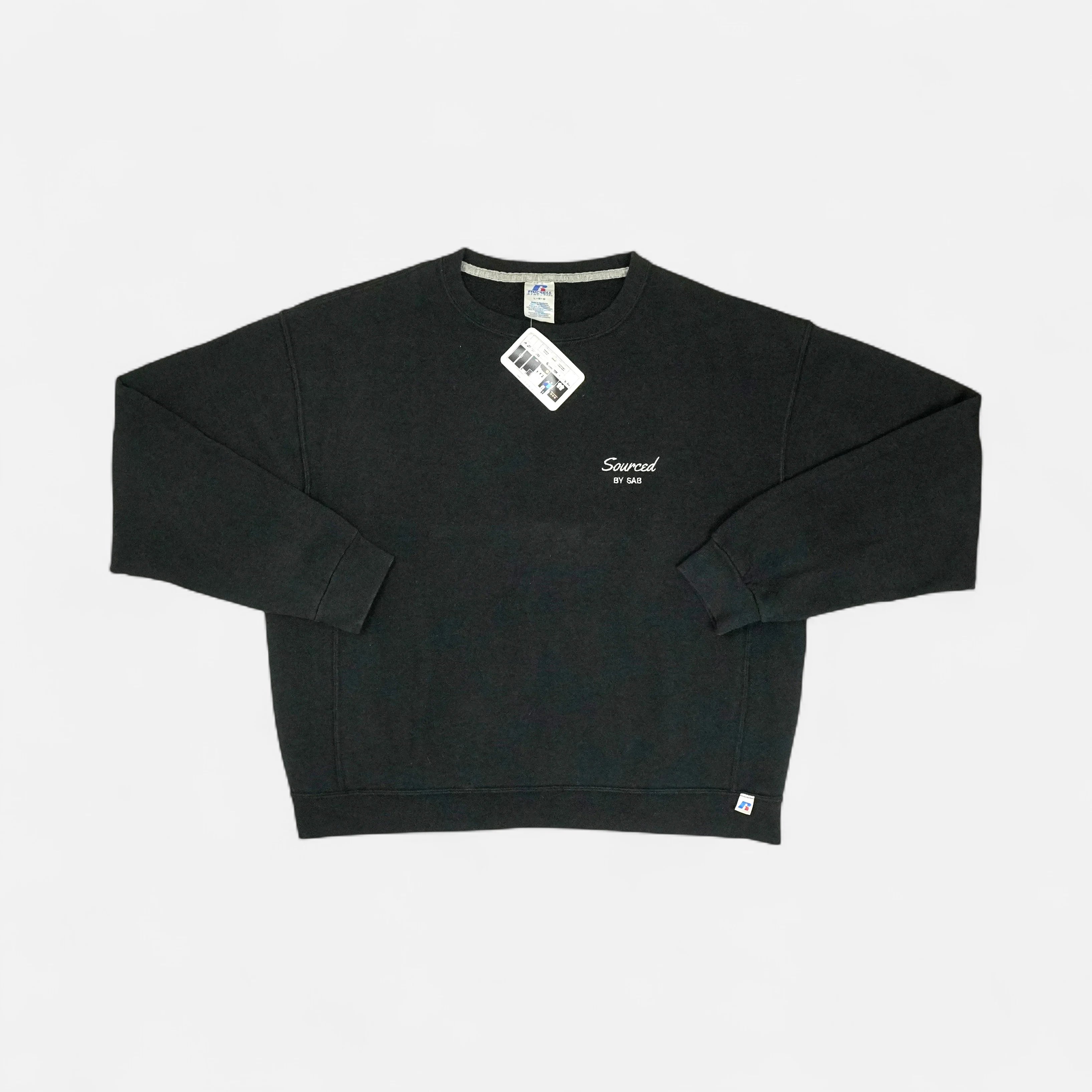 reSourced Studios Vintage Crewneck In Black ( L )