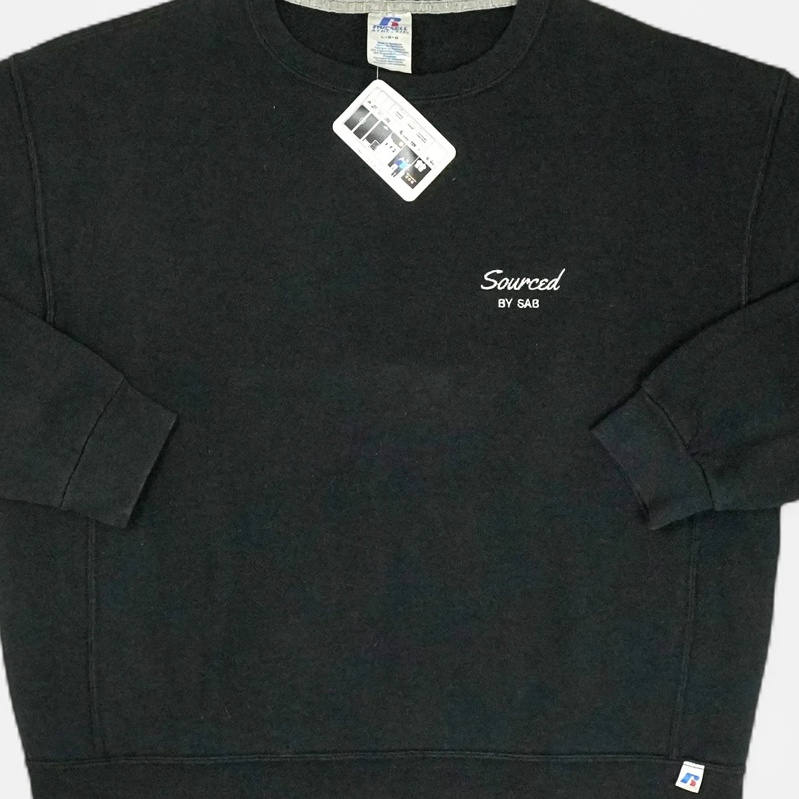 reSourced Studios Vintage Crewneck In Black ( L )