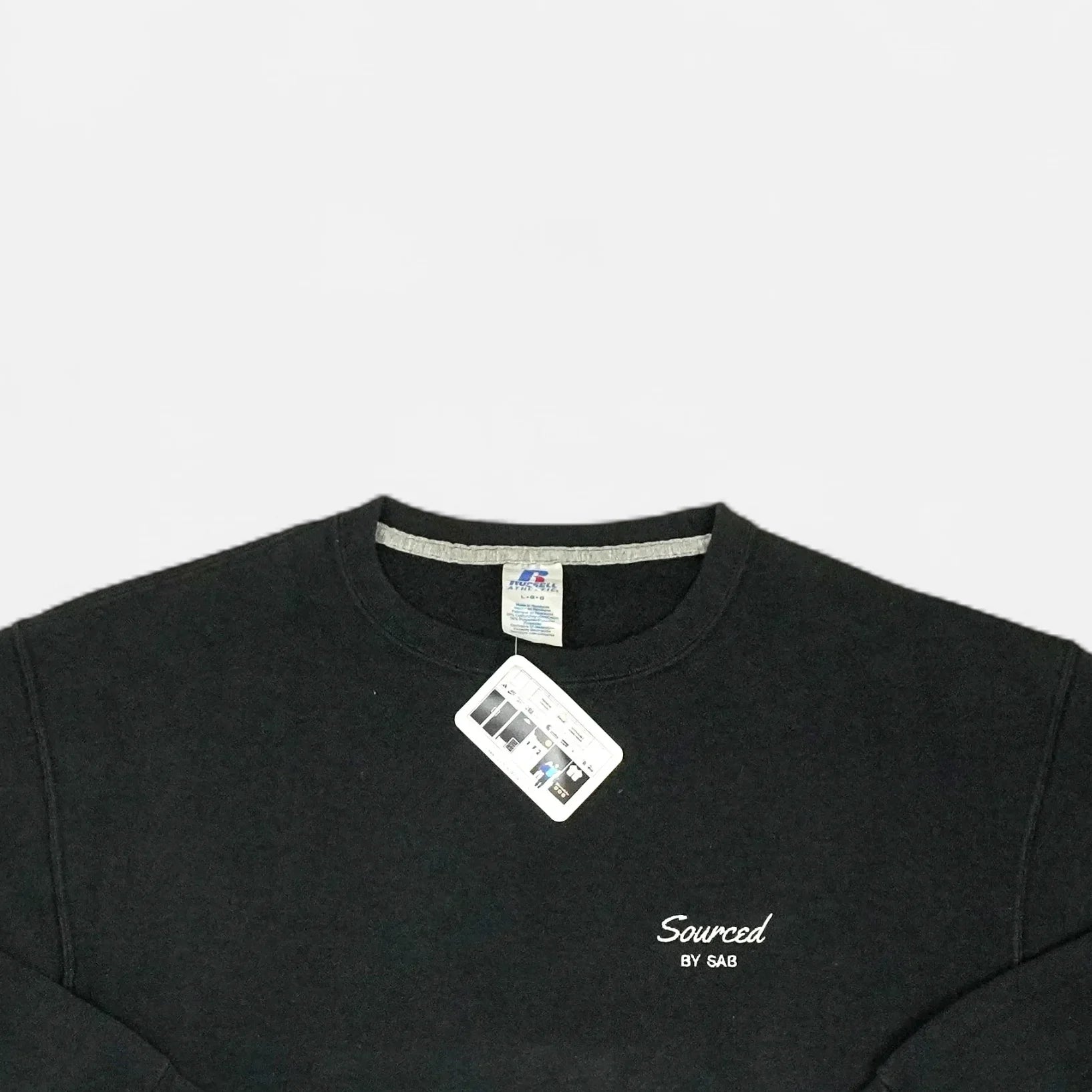 reSourced Studios Vintage Crewneck In Black ( L )