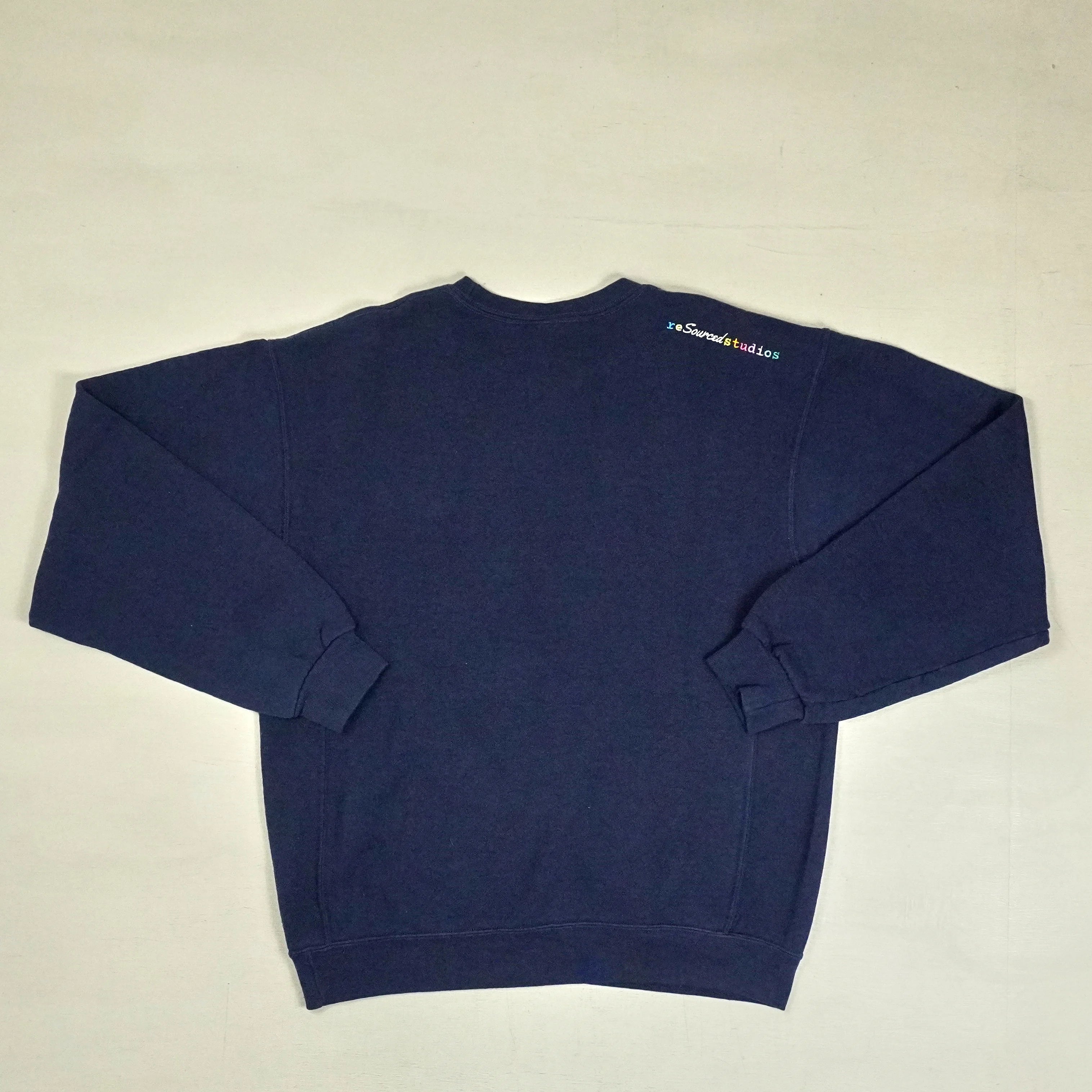 reSourced Studios Vintage Crewneck In Navy ( S )