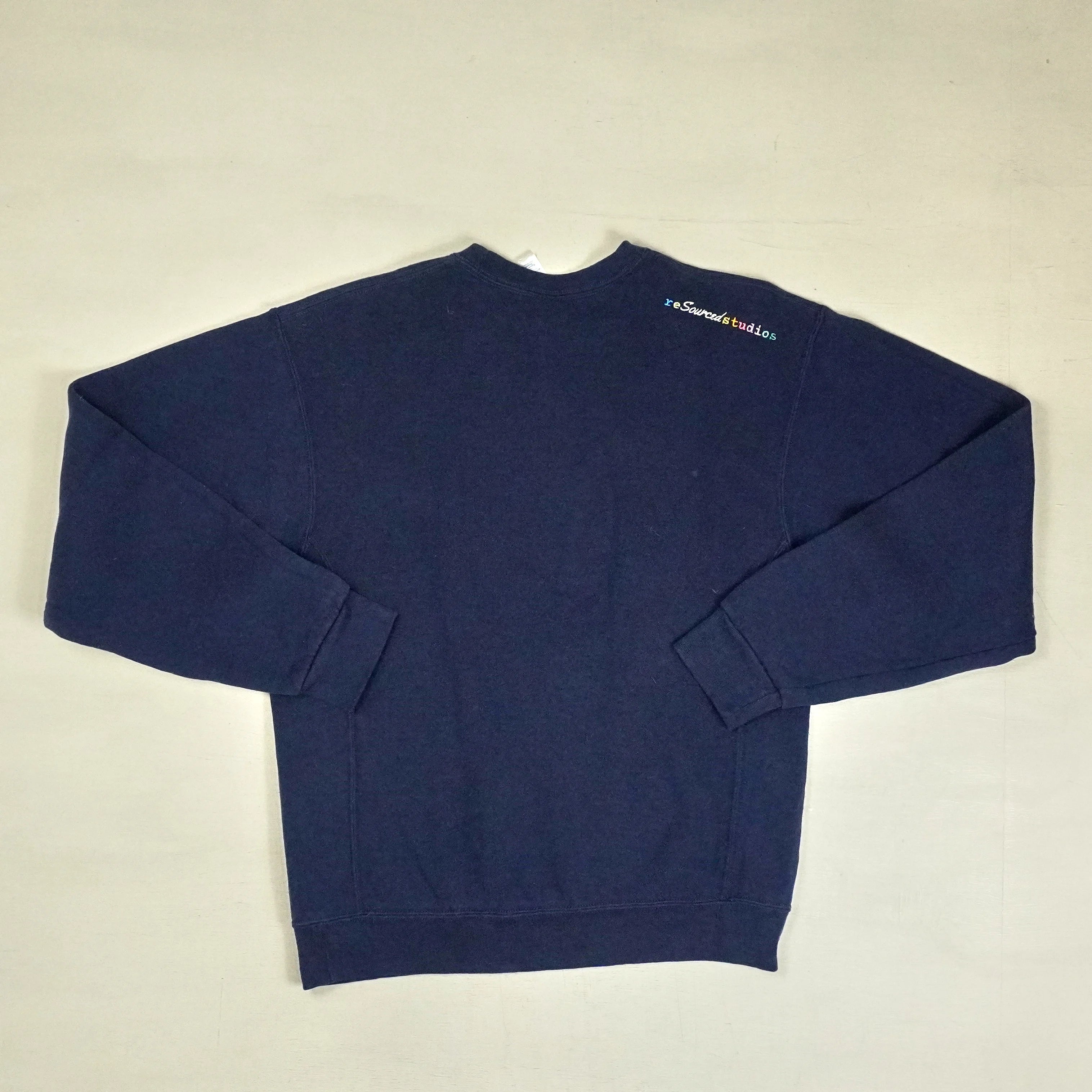 reSourced Studios Vintage Crewneck In Navy ( M )