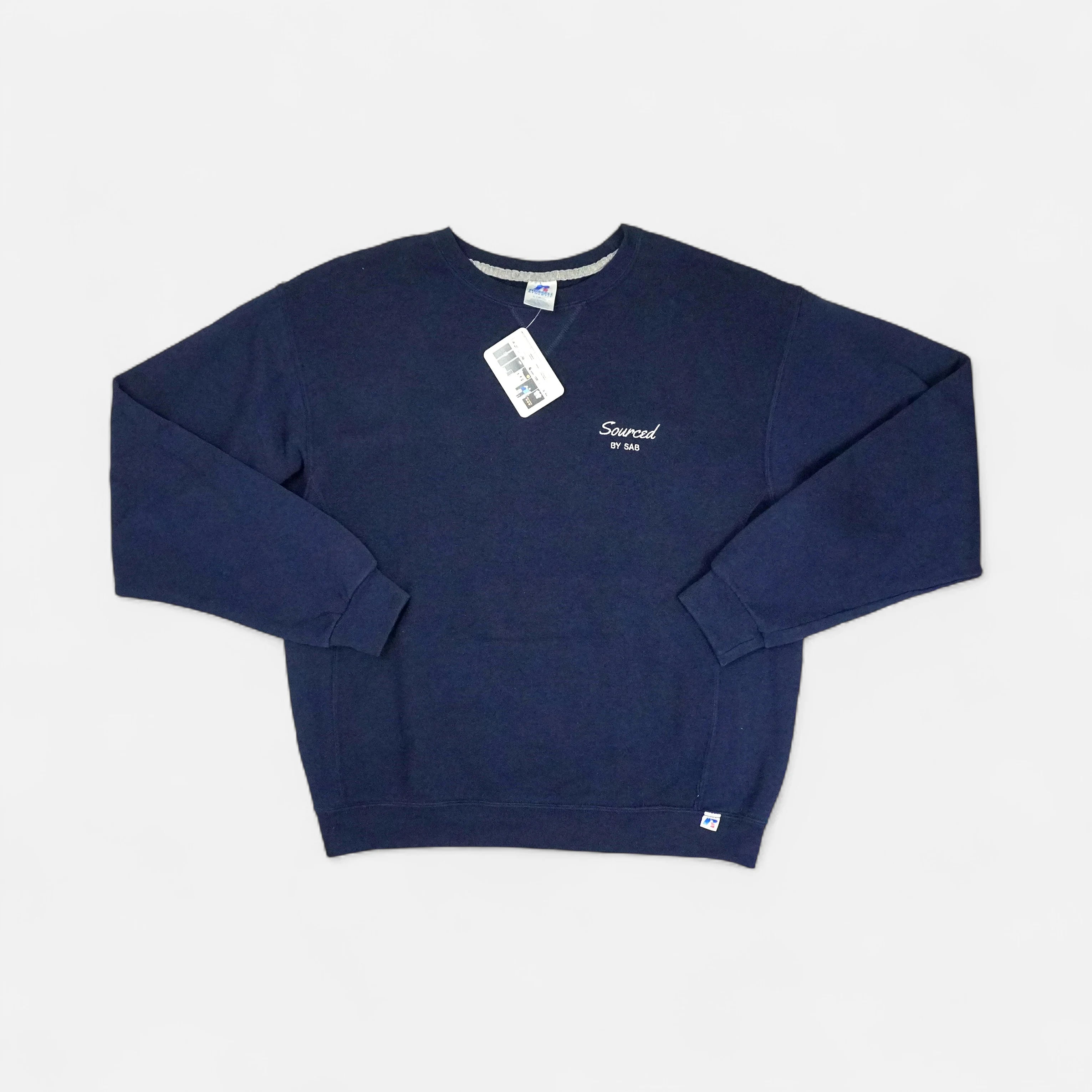 reSourced Studios Vintage Crewneck In Navy ( L )