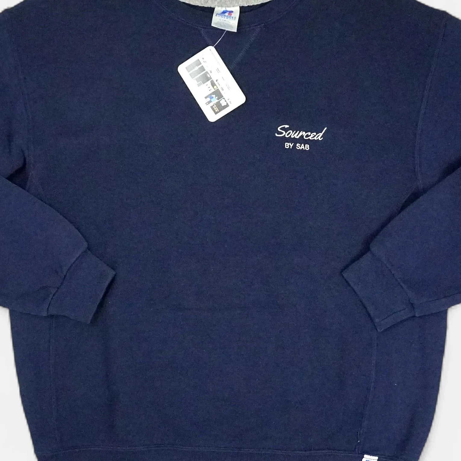 reSourced Studios Vintage Crewneck In Navy ( L )