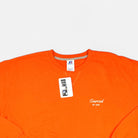 reSourced Studios Vintage Crewneck In Orange ( XL )