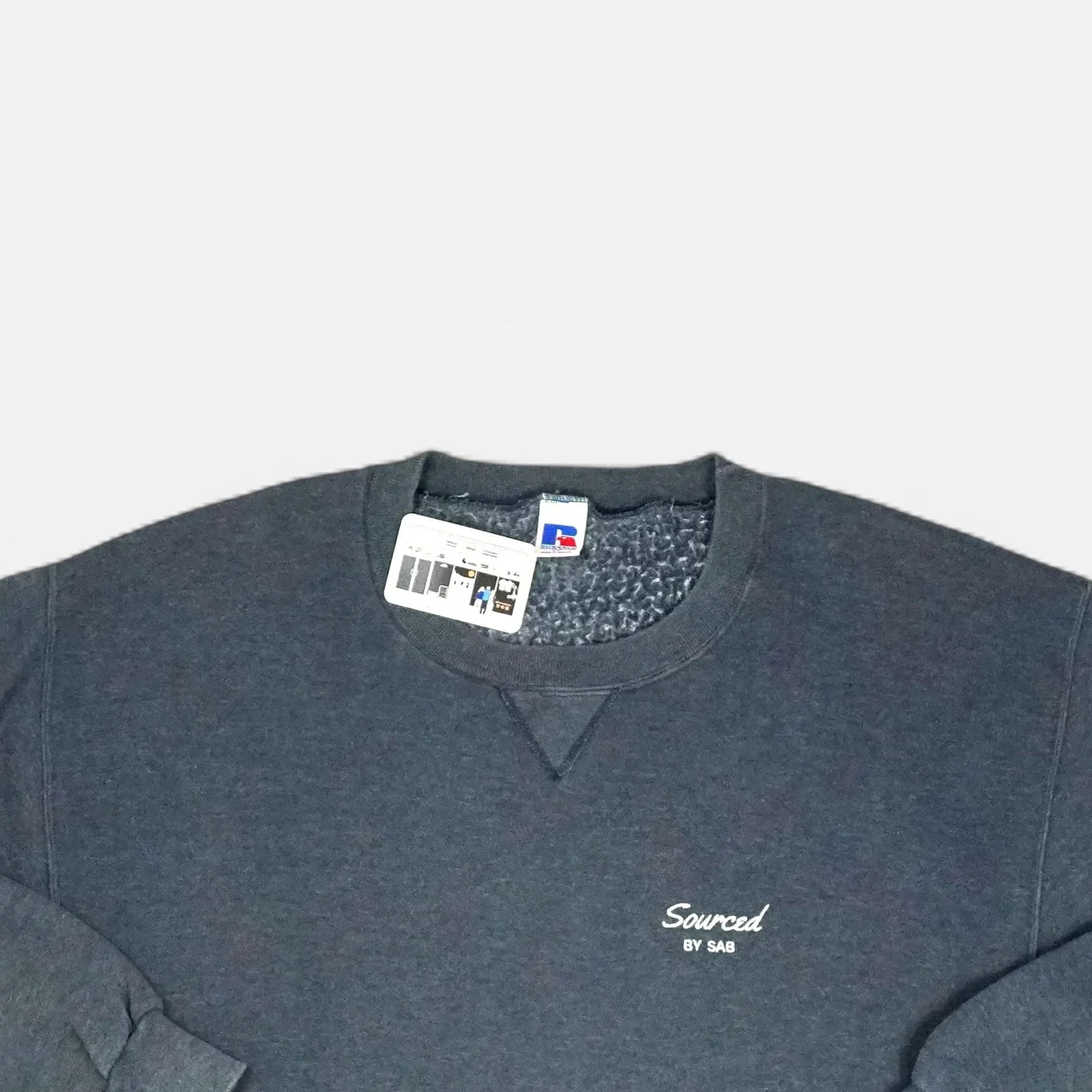 reSourced Studios Vintage Crewneck In Navy ( XXL )