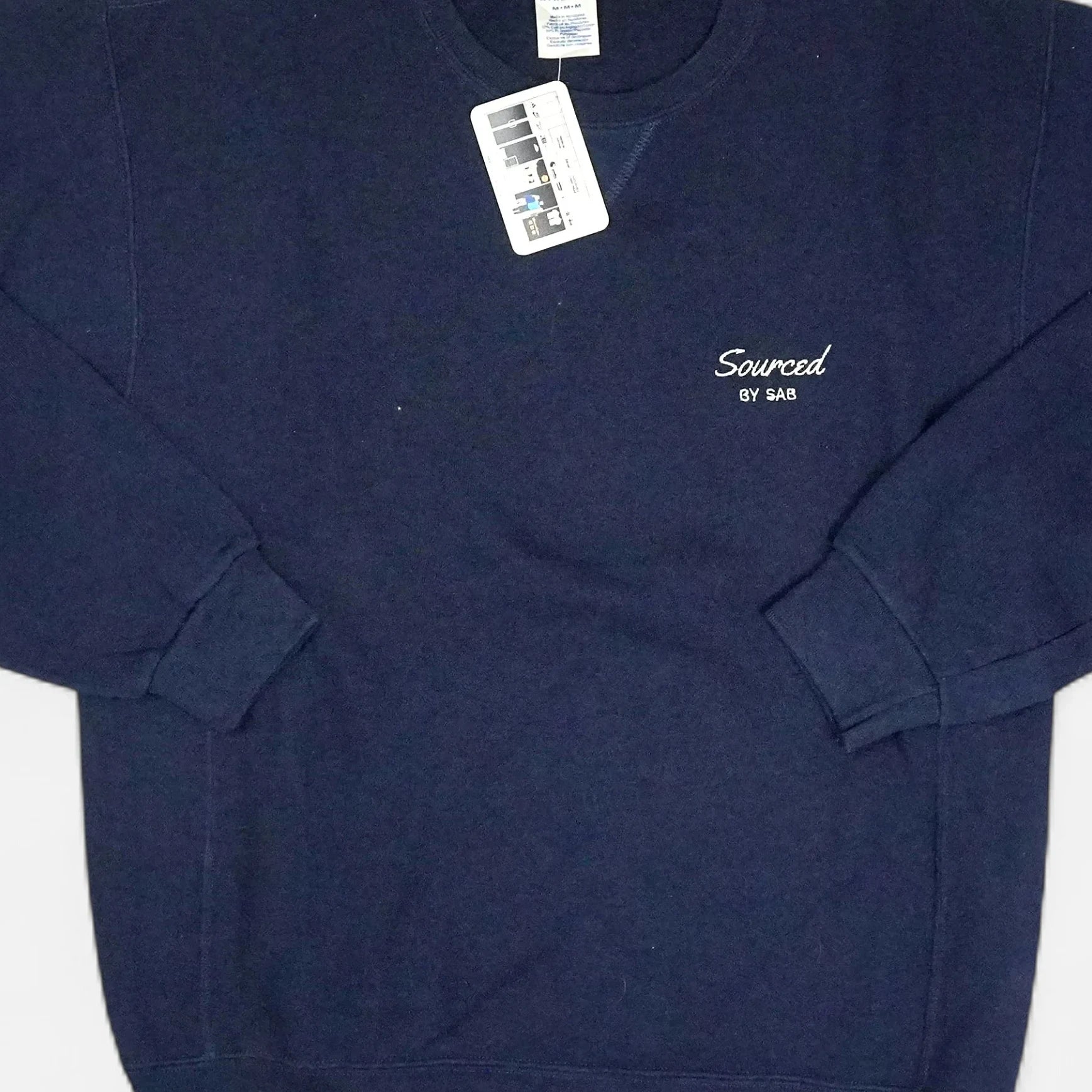 reSourced Studios Vintage Crewneck In Navy ( M )