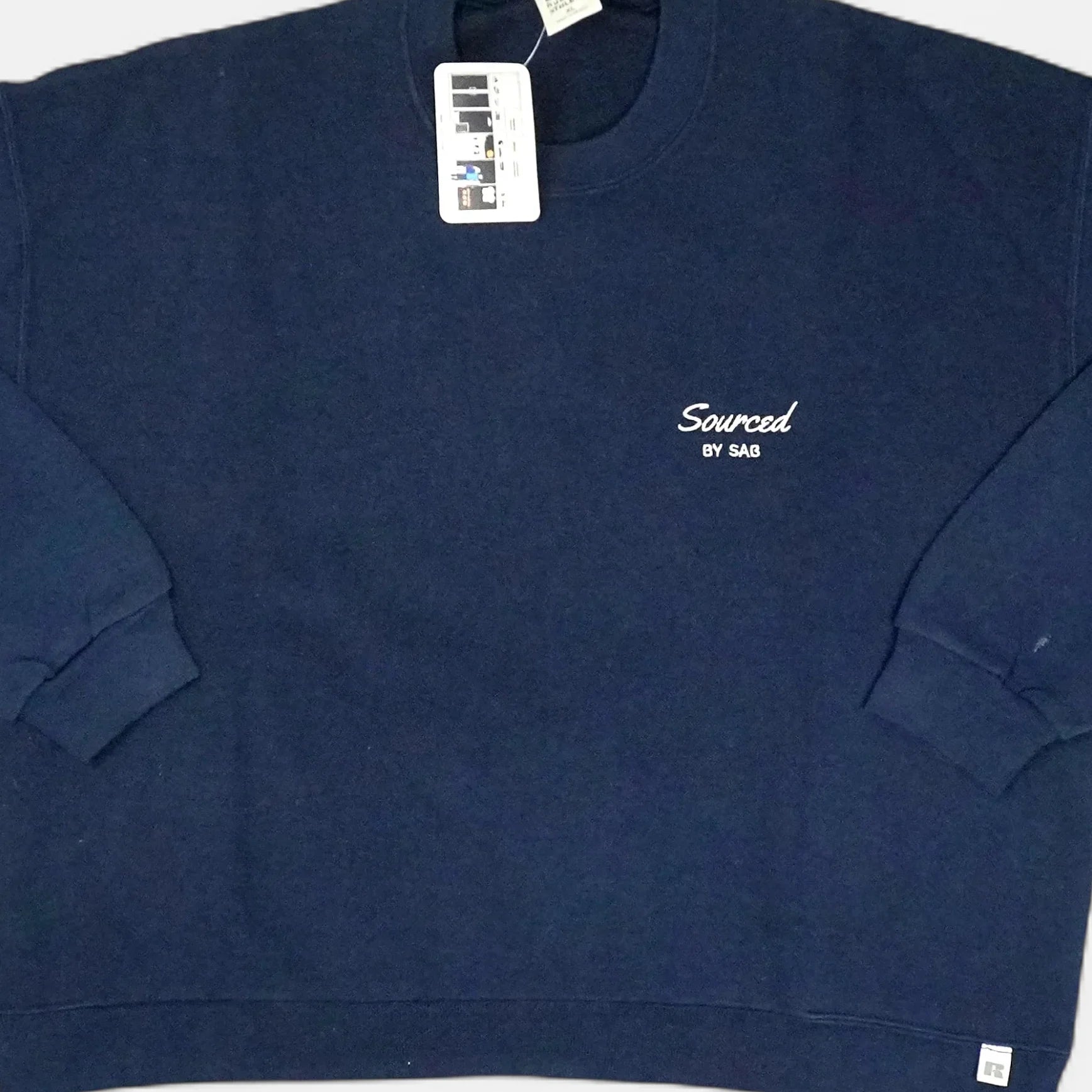 reSourced Studios Vintage Crewneck In Navy ( S )