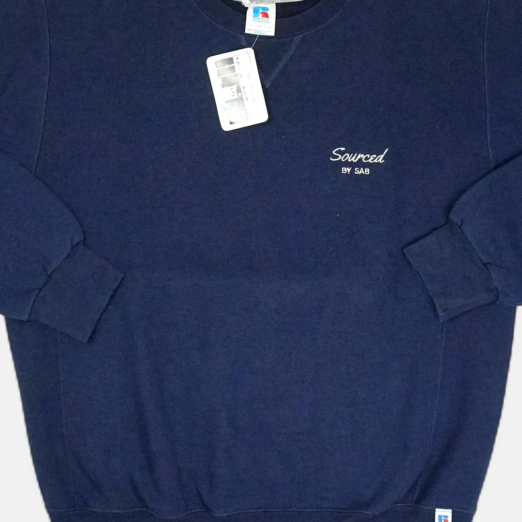 reSourced Studios Vintage Crewneck In Navy ( L )