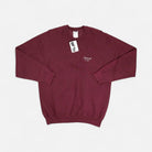 reSourced Studios Vintage Crewneck In Burgandy ( L )