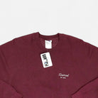 reSourced Studios Vintage Crewneck In Burgandy ( L )
