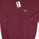 reSourced Studios Vintage Crewneck In Burgandy ( L )
