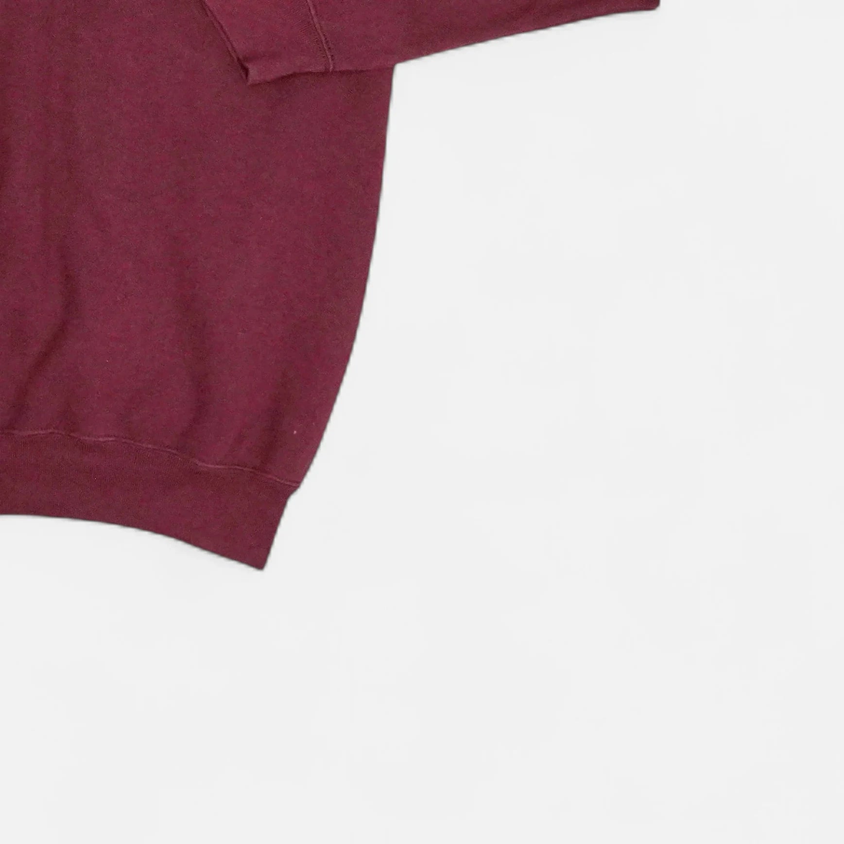 reSourced Studios Vintage Crewneck In Burgandy ( L )