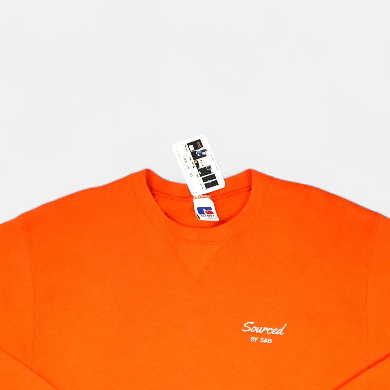reSourced Studios Vintage Crewneck In Orange ( M )