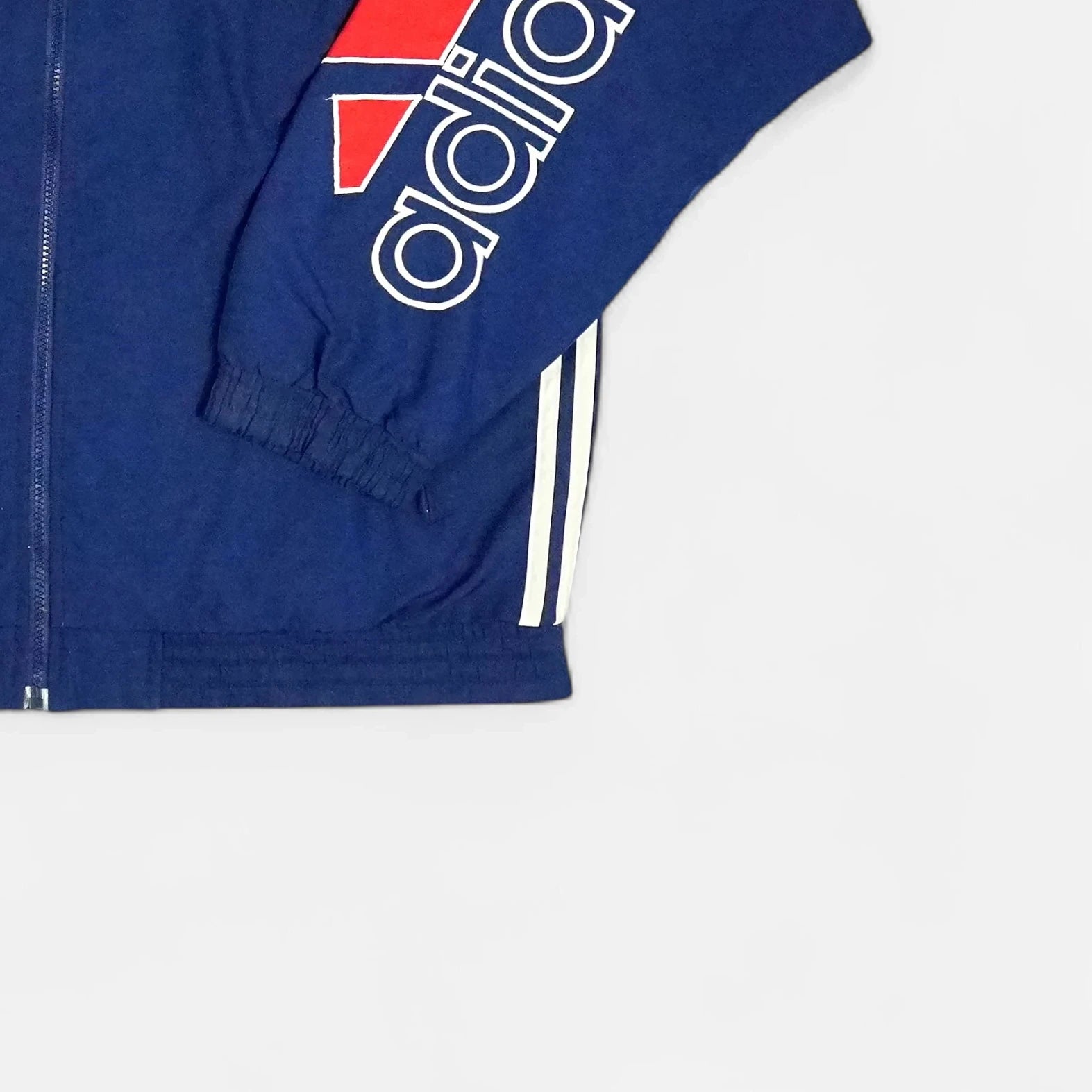 Vintage Adidas Navy Trackjacket (L)