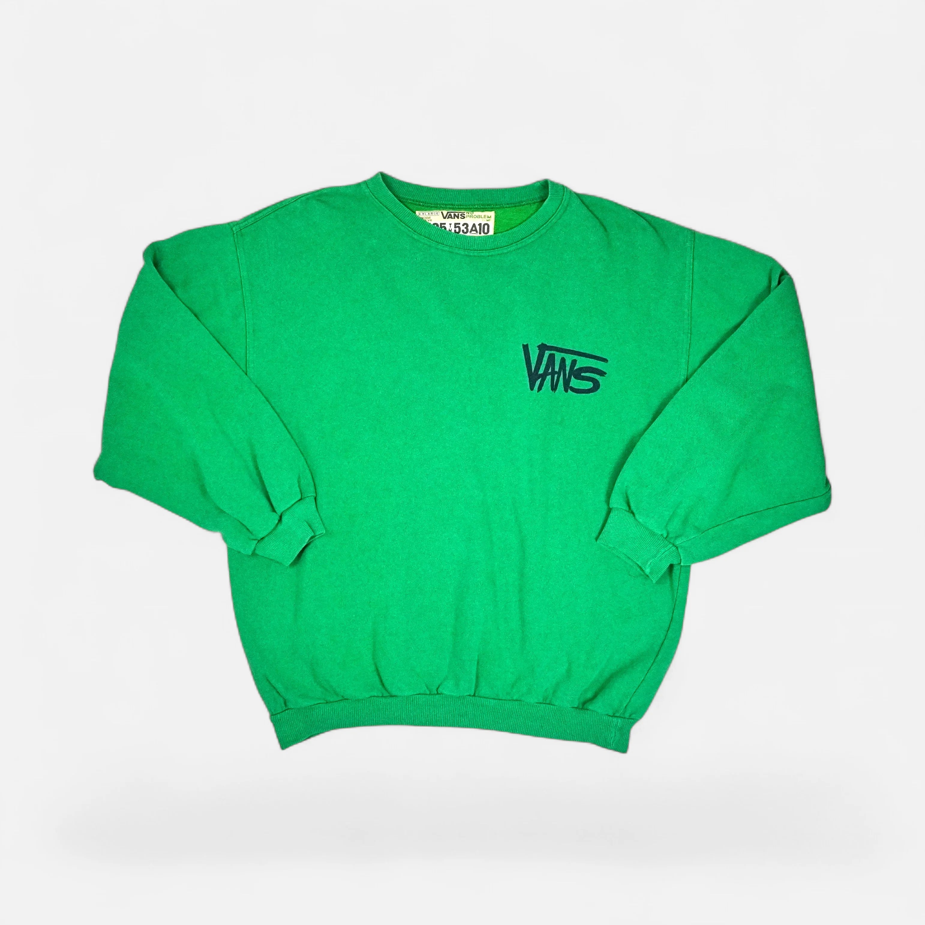 Vintage Vans Green Sweatshirt (XL)