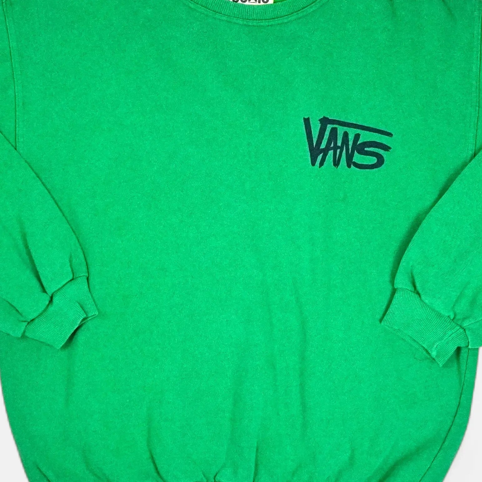 Vintage Vans Green Sweatshirt (XL)