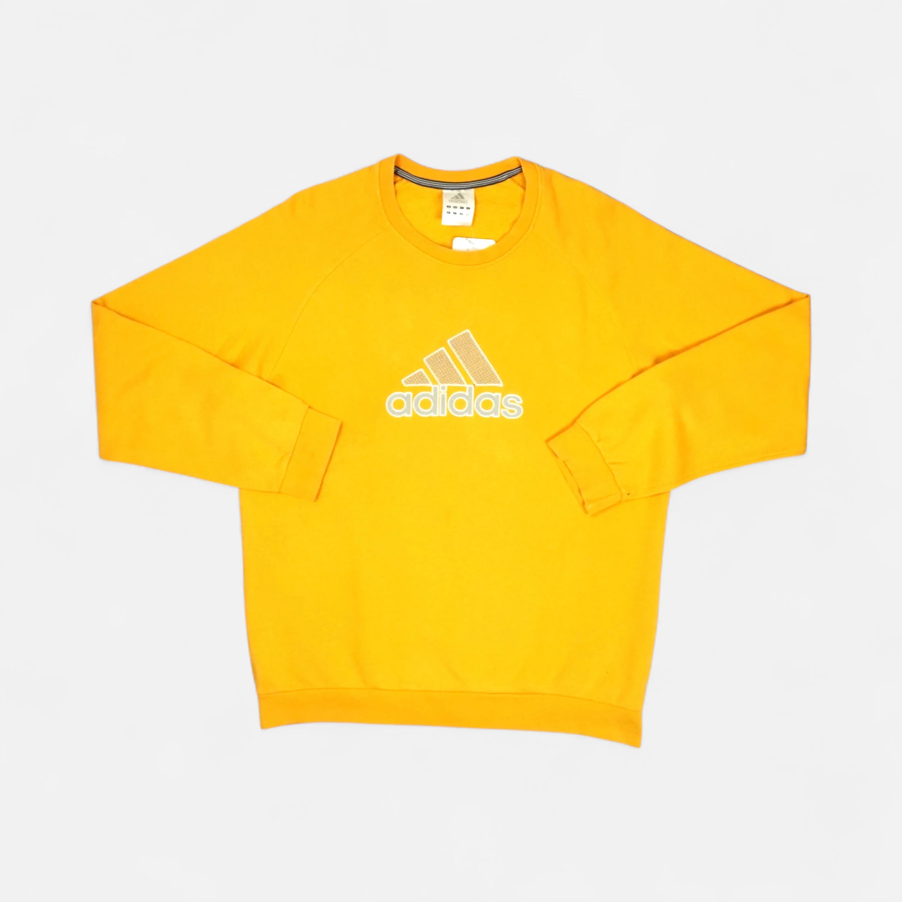 Vintage Adidas Yellow Sweatshirt (M)