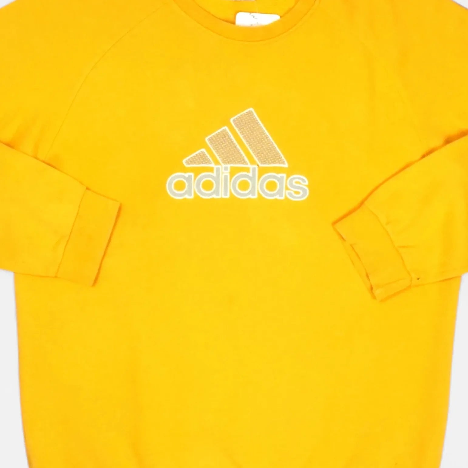 Vintage Adidas Yellow Sweatshirt (M)