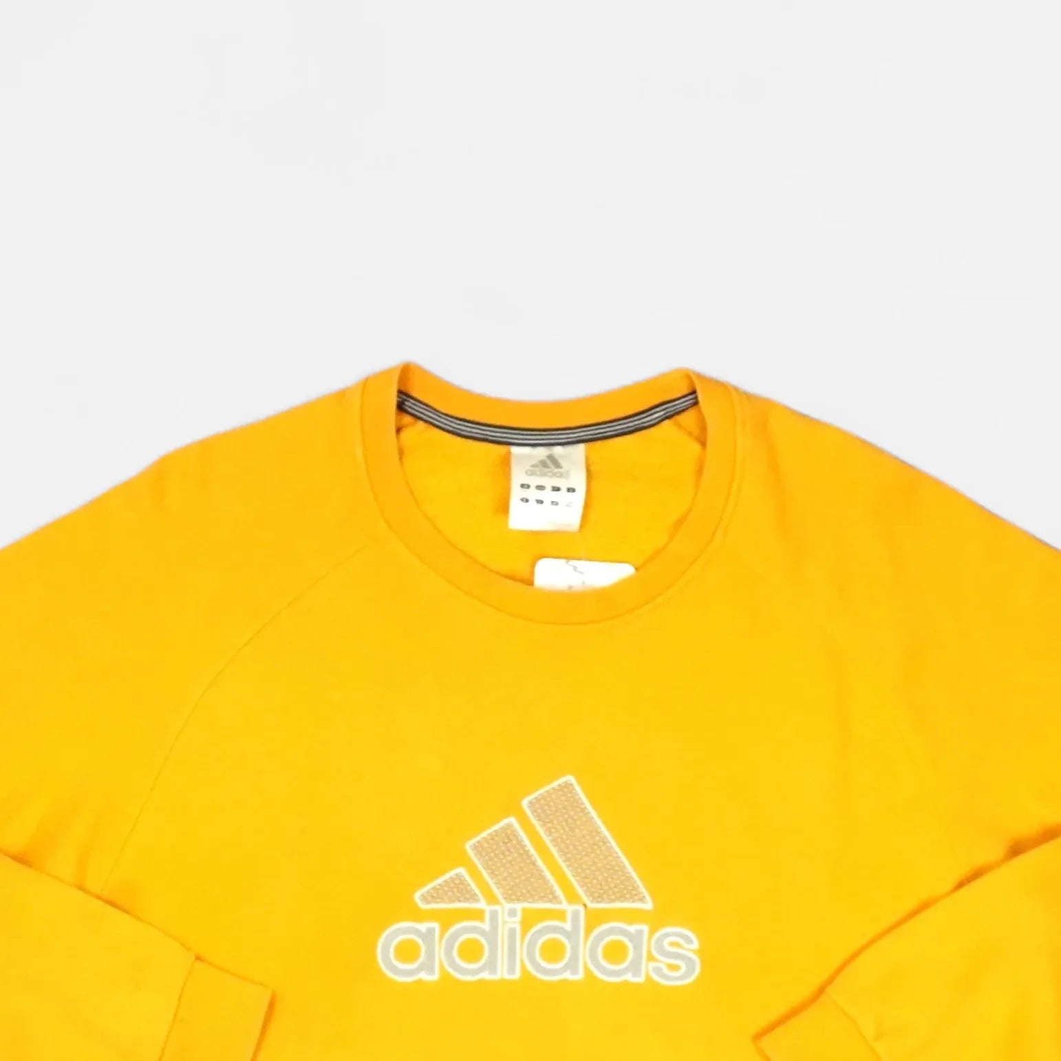 Vintage Adidas Yellow Sweatshirt (M)