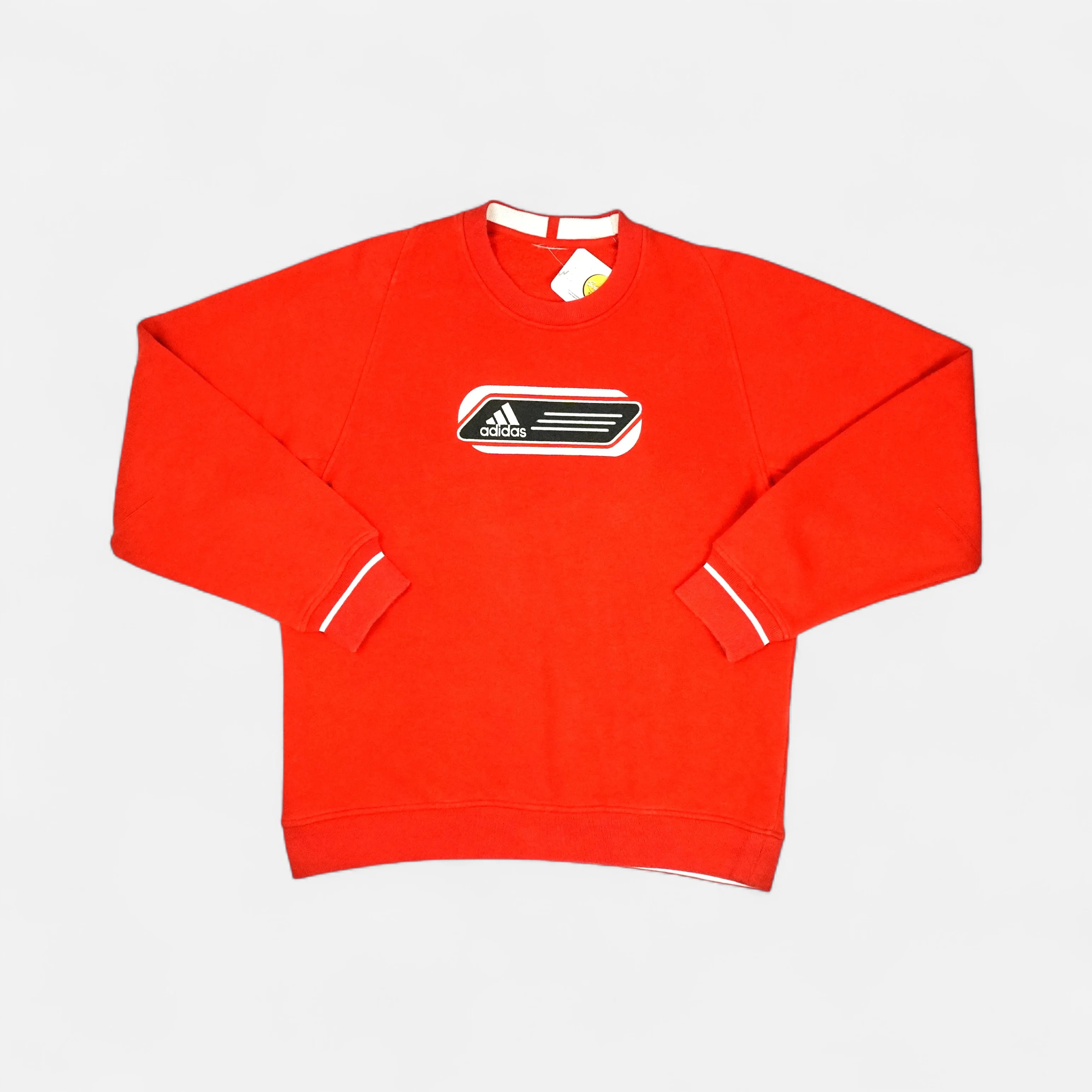 Vintage Adidas Red Sweatshirt (M)