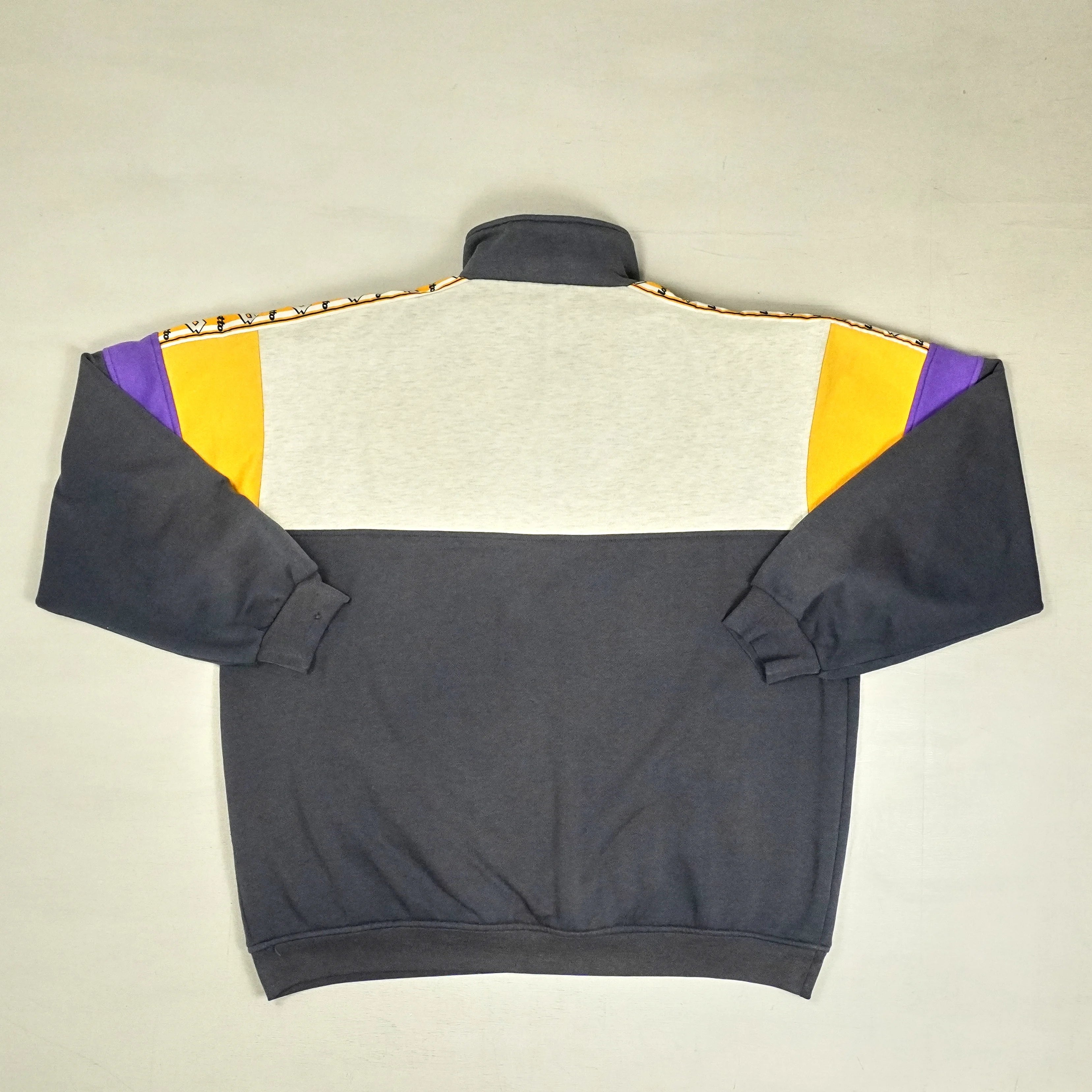 Vintage Lotto Grey 1/4 Zip Sweatshirt