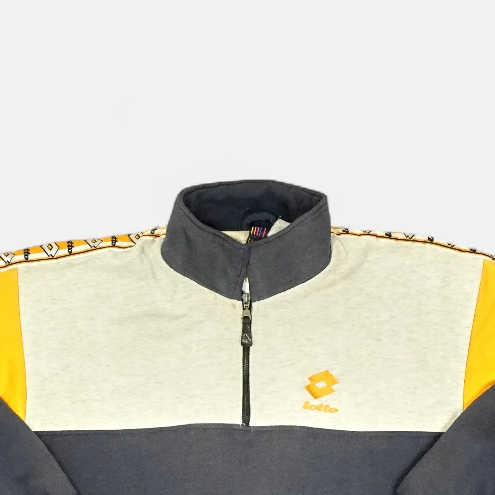Vintage Lotto Grey 1/4 Zip Sweatshirt