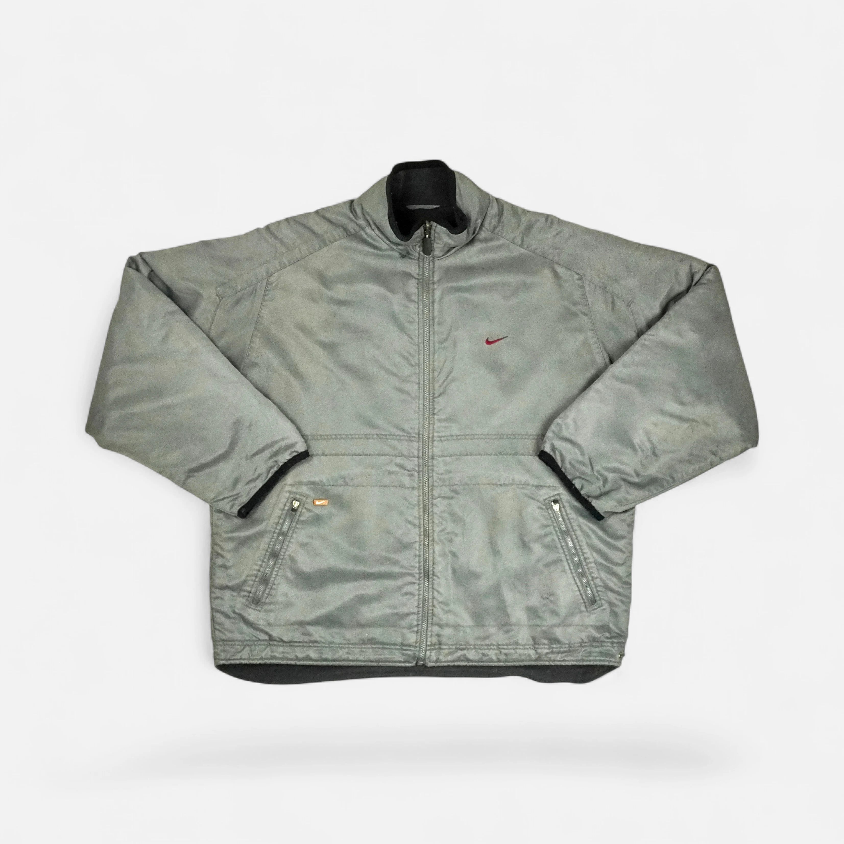 Vintage Nike Grey Reversible Jacket (XL)