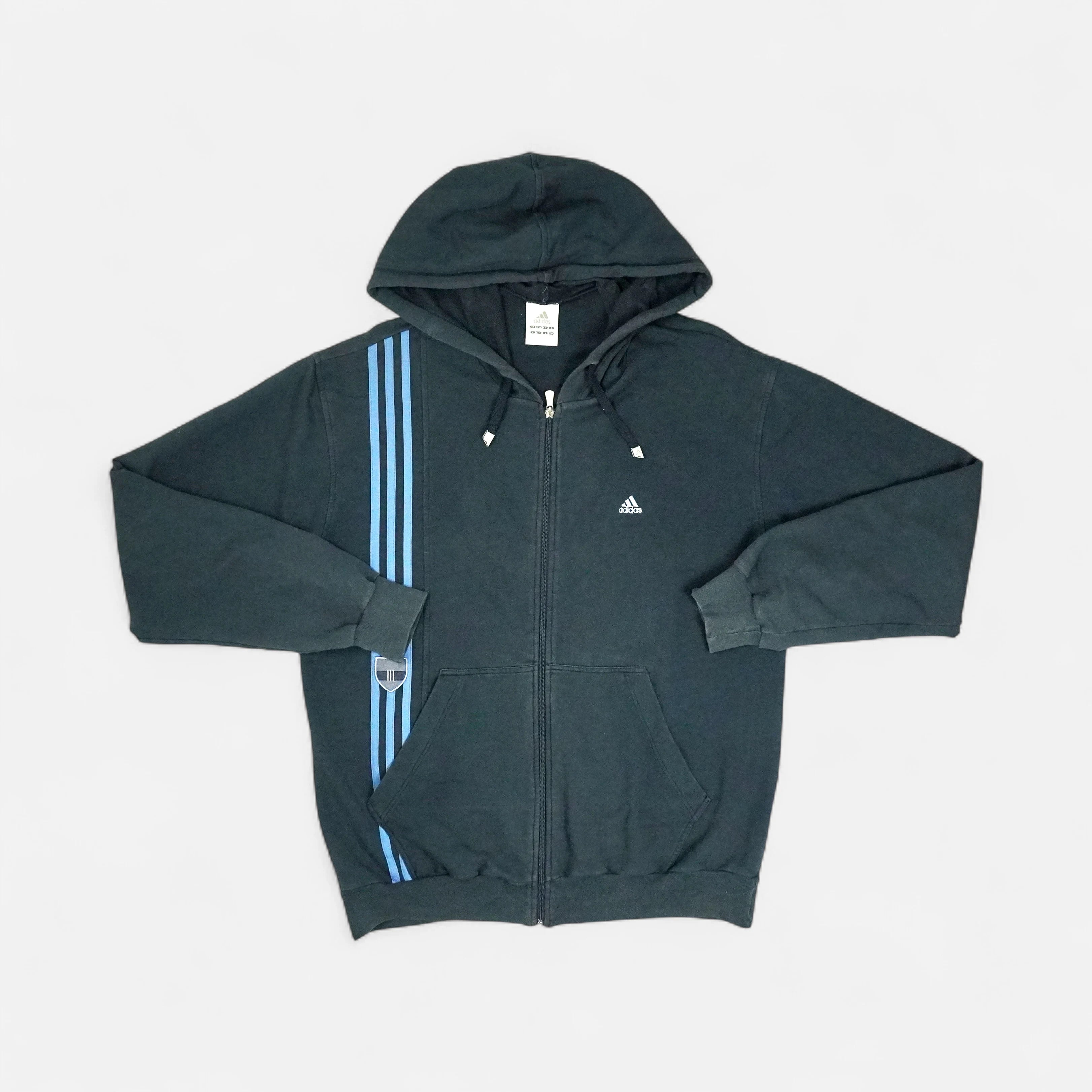 Vintage Adidas Black Hoodie (L)
