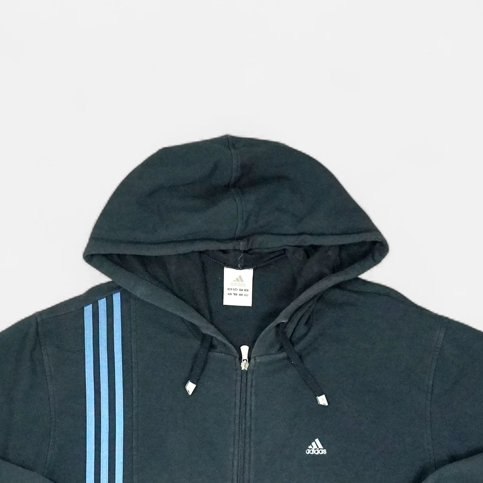 Vintage Adidas Black Hoodie (L)