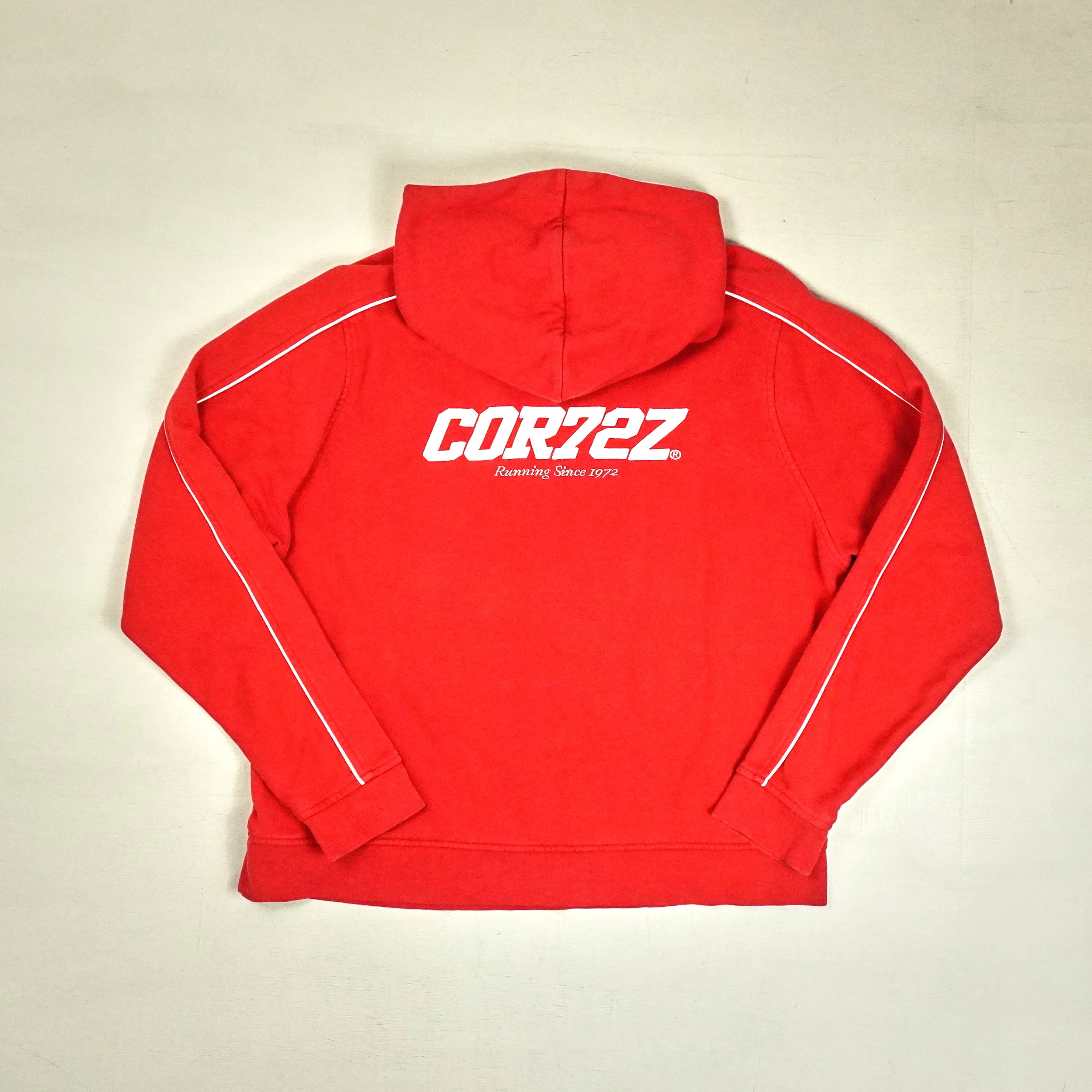Vintage Nike Red Cor72Z Hoodie (L)