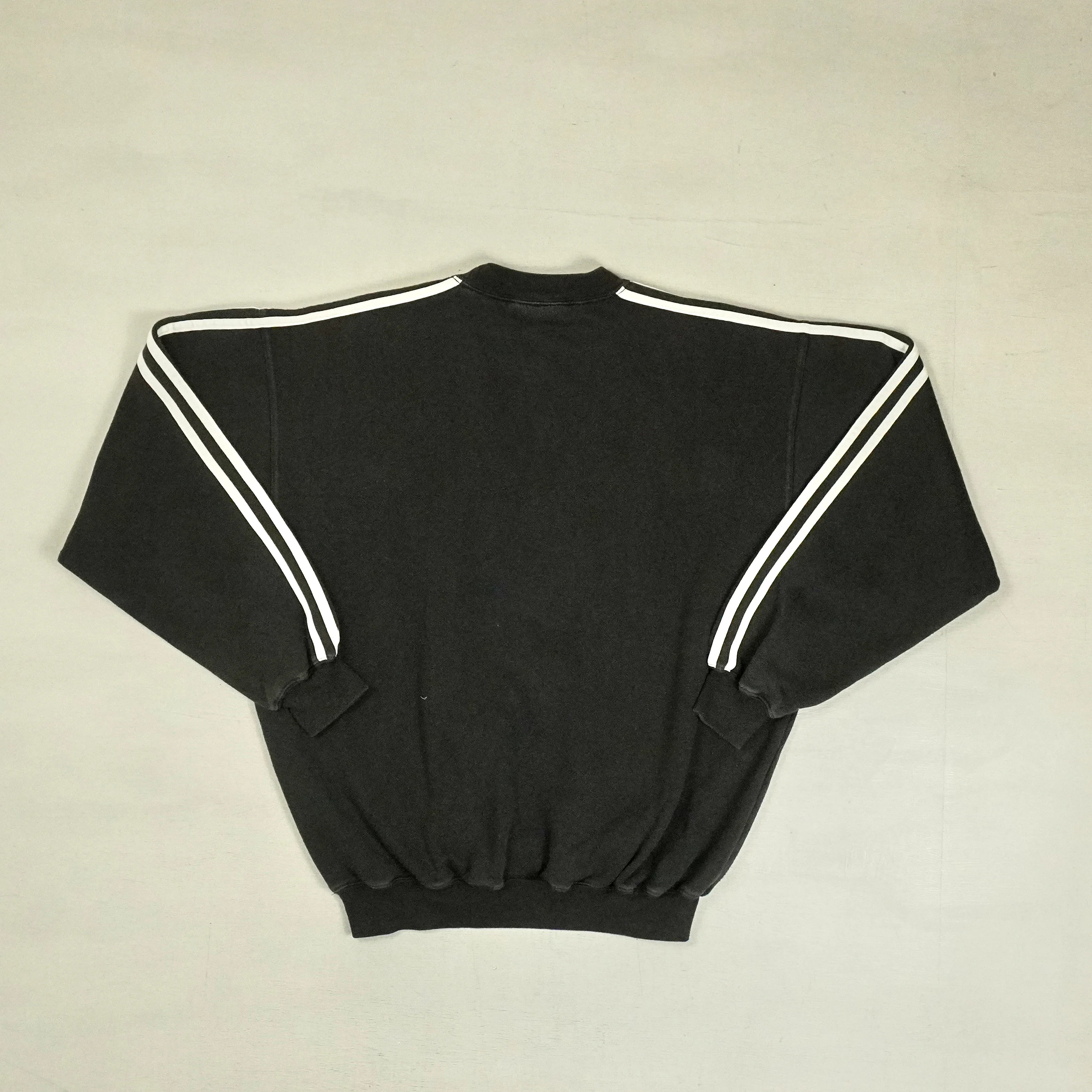Vintage Adidas Black Sweatshirt (L)