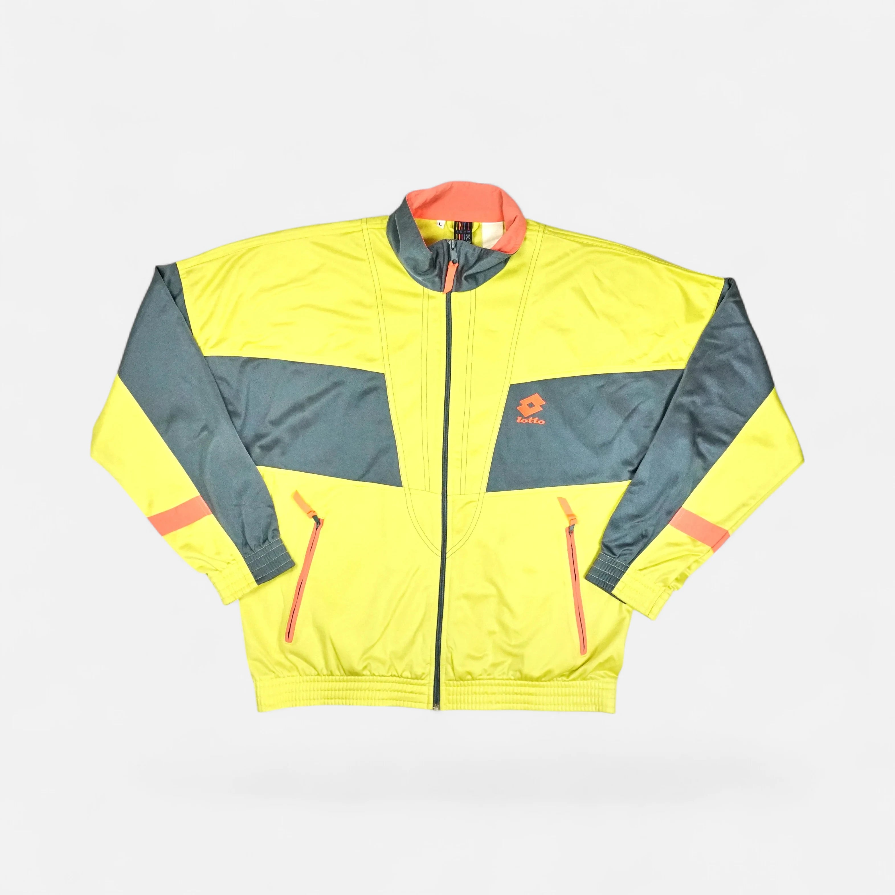 Vintage Lotto Yellow Trackjacket (L)
