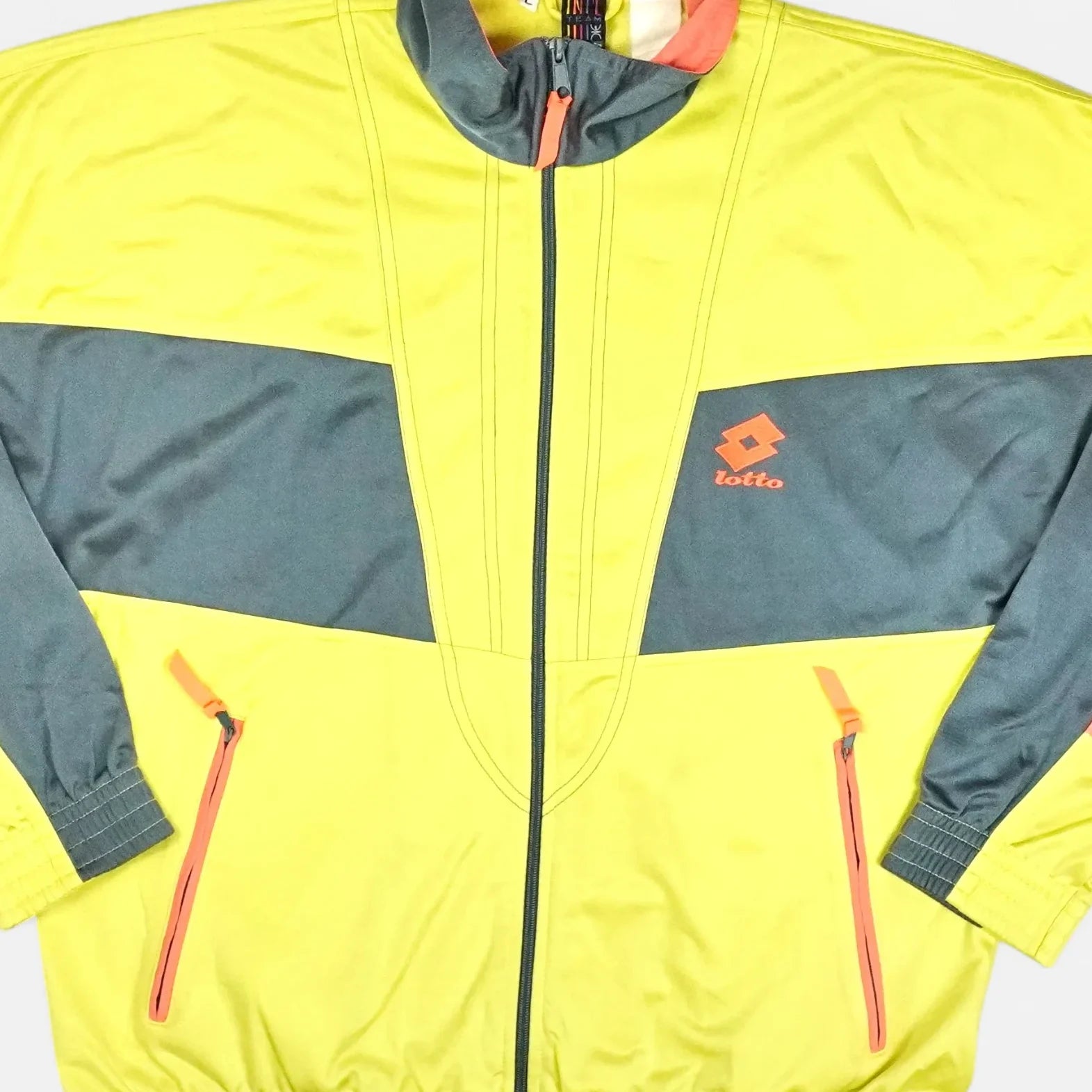 Vintage Lotto Yellow Trackjacket (L)