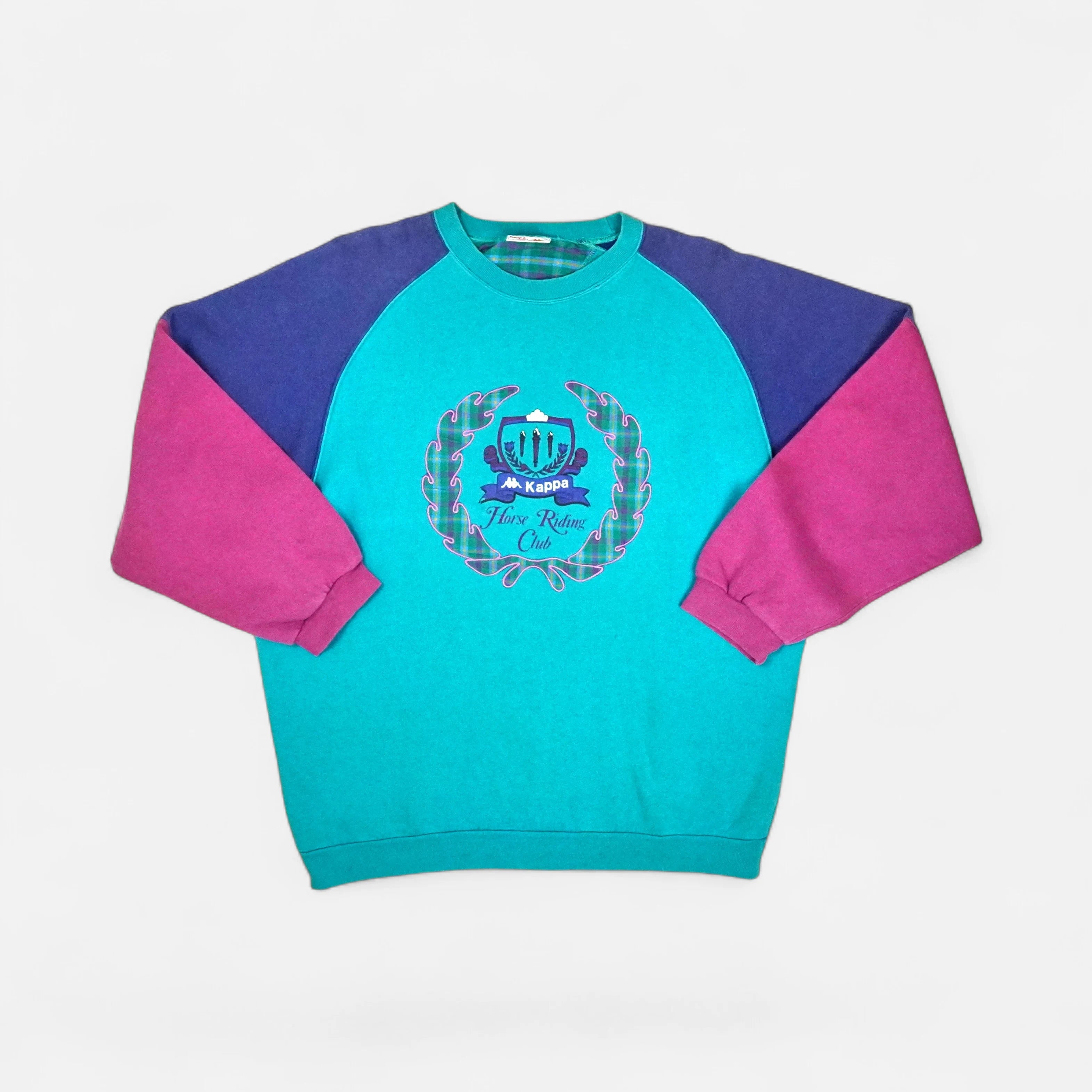 Vintage Kappa Blue Sweatshirt (XL)