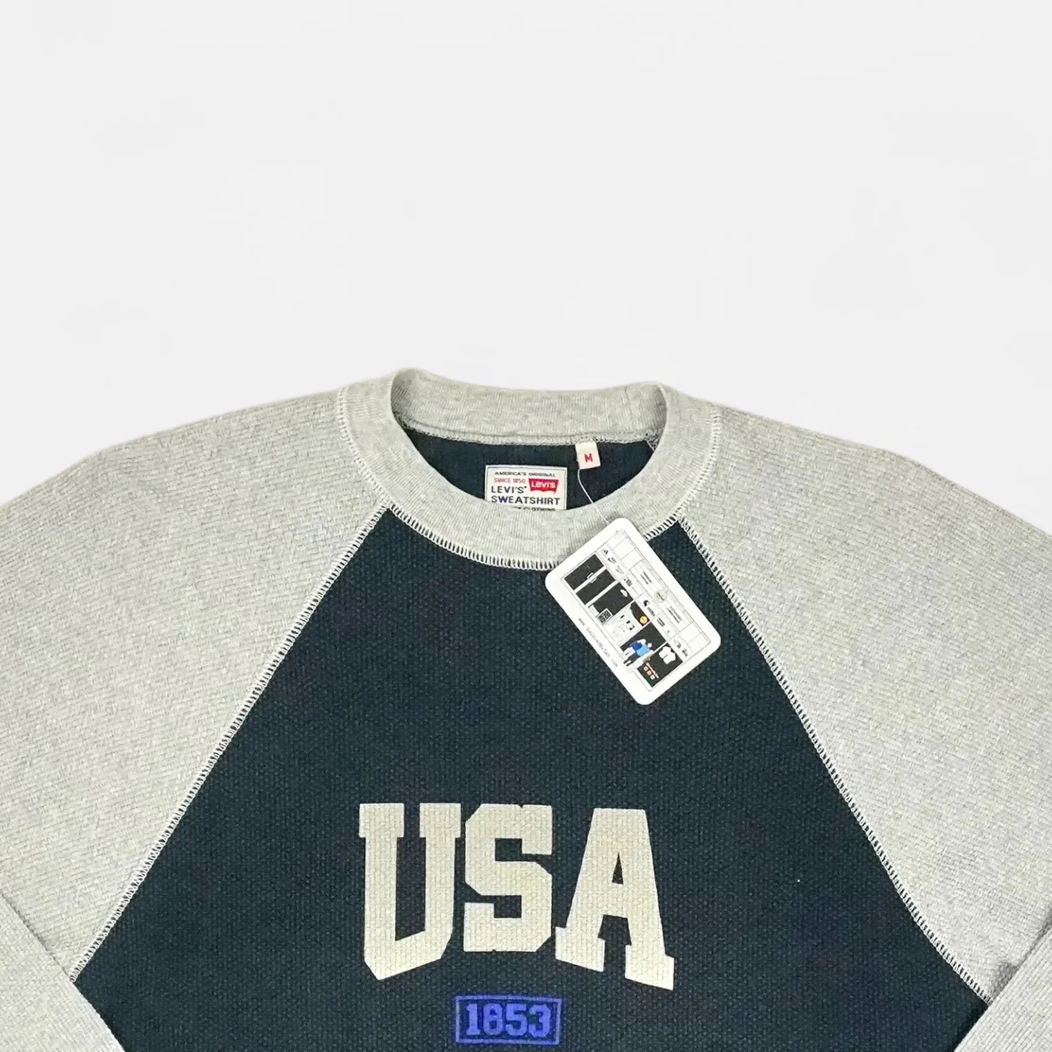 Vintage Levis Grey Sweatshirt (M)