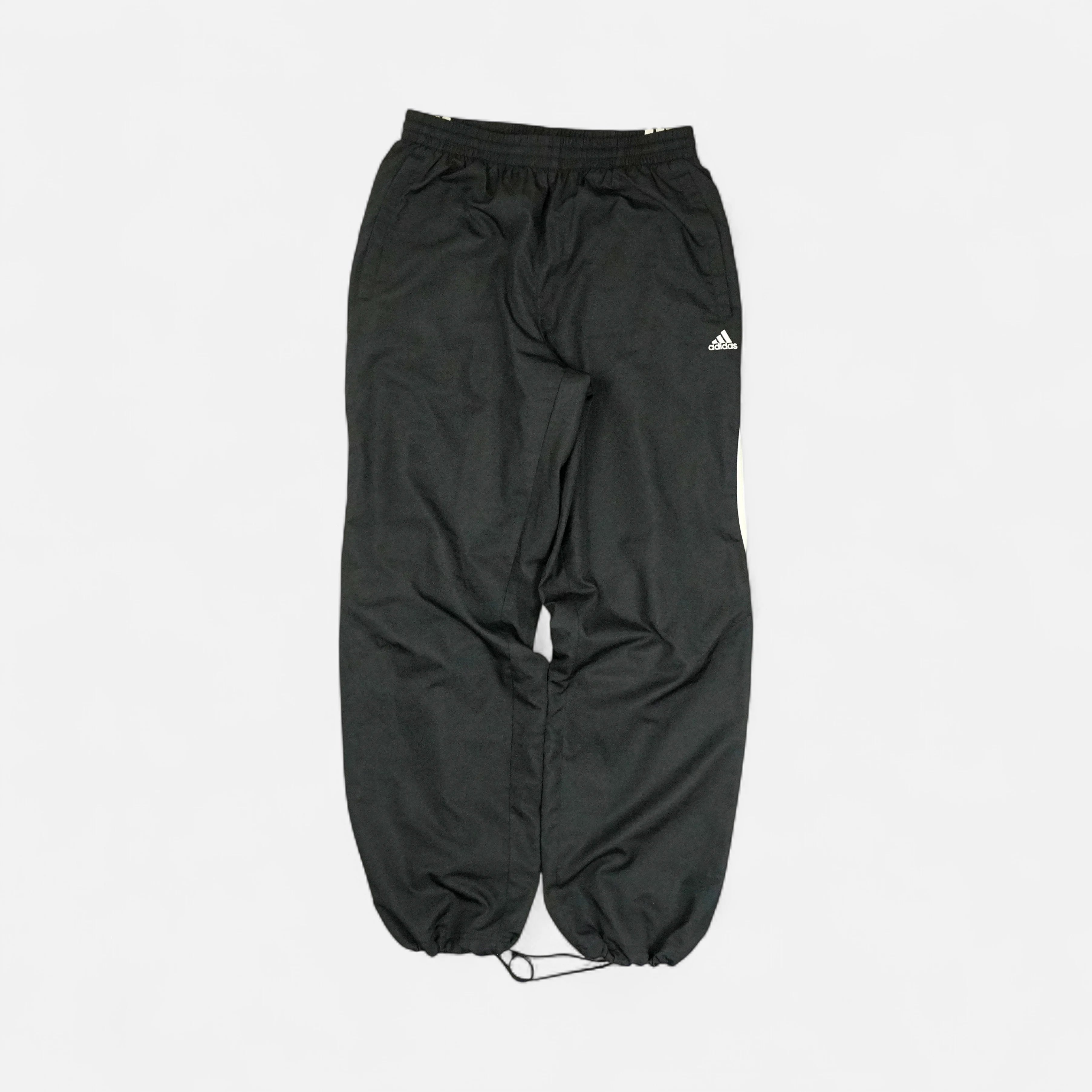 Vintage Adidas Black Trackpants (L)