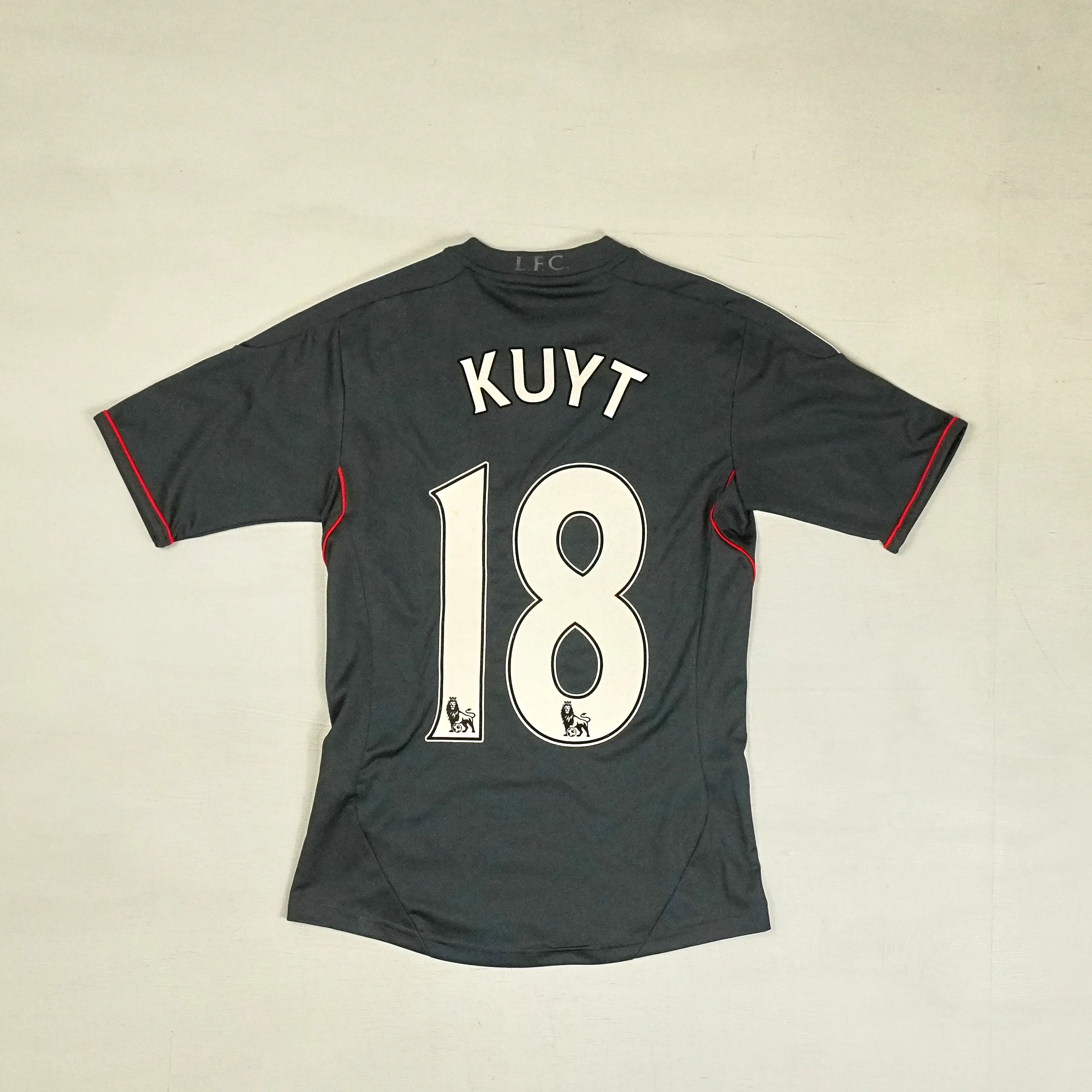 Liverpool Kuyt 2010-2011 Adidas Away Jersey (XS)